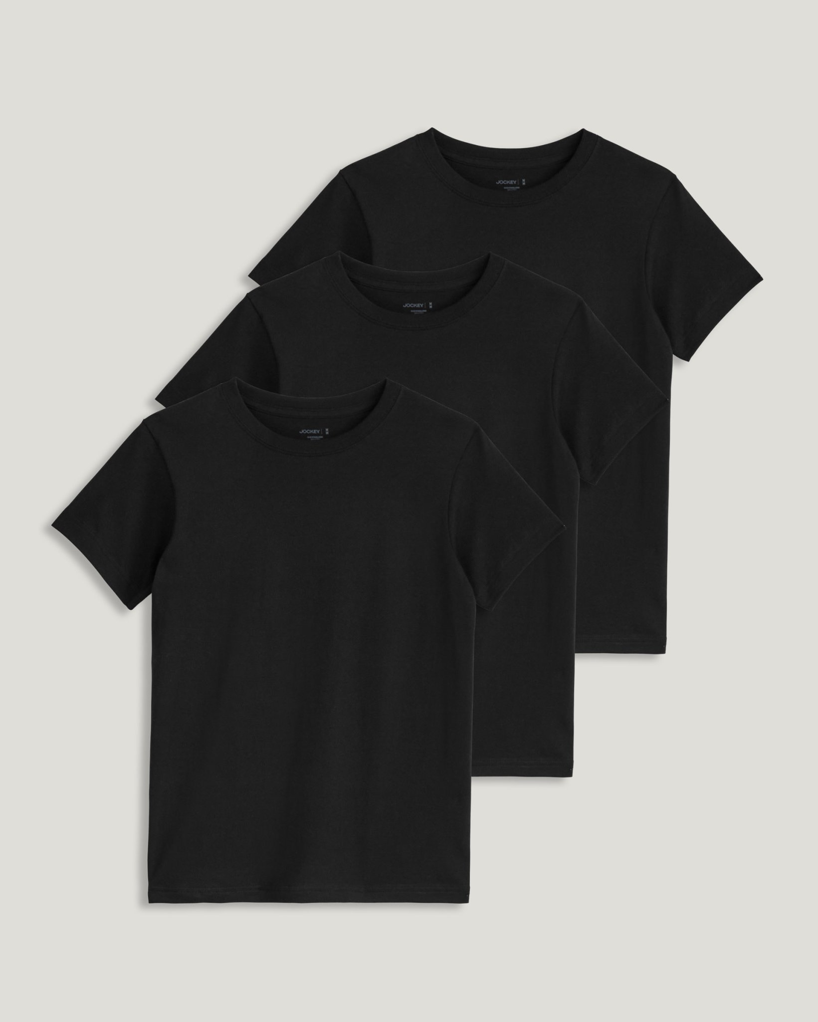 Boys' 100% Cotton Crew Neck T-Shirt Pack