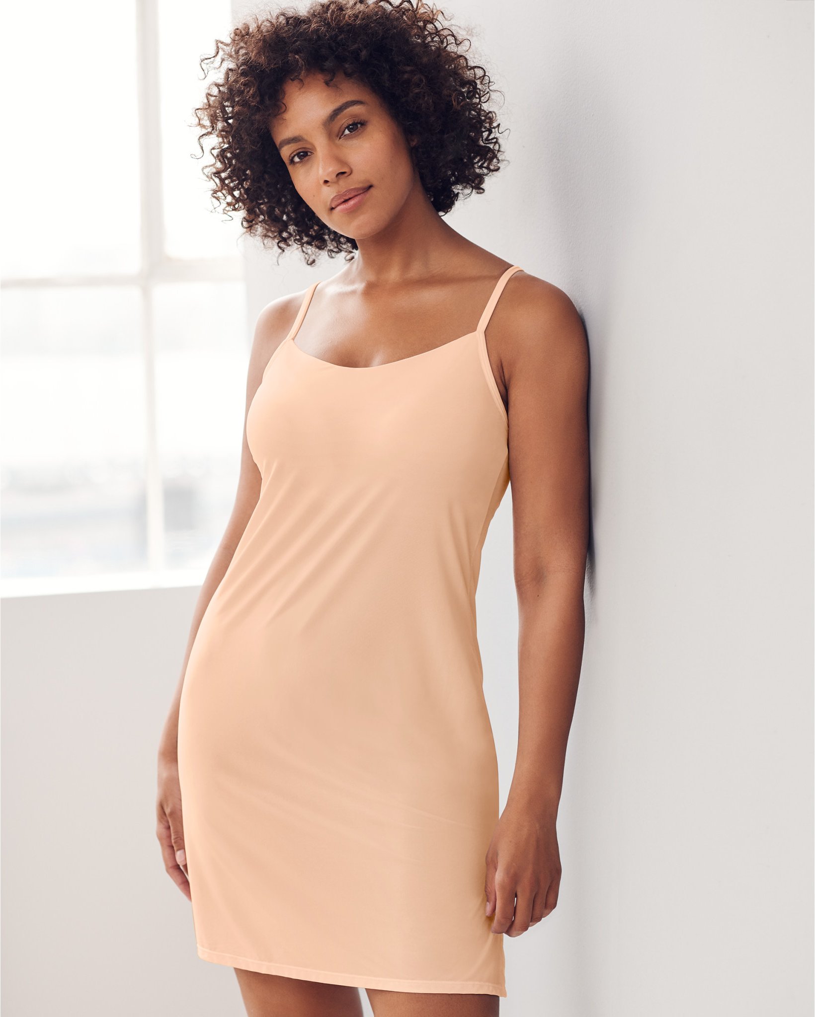 Cami Slip Dress with Built-in Bra