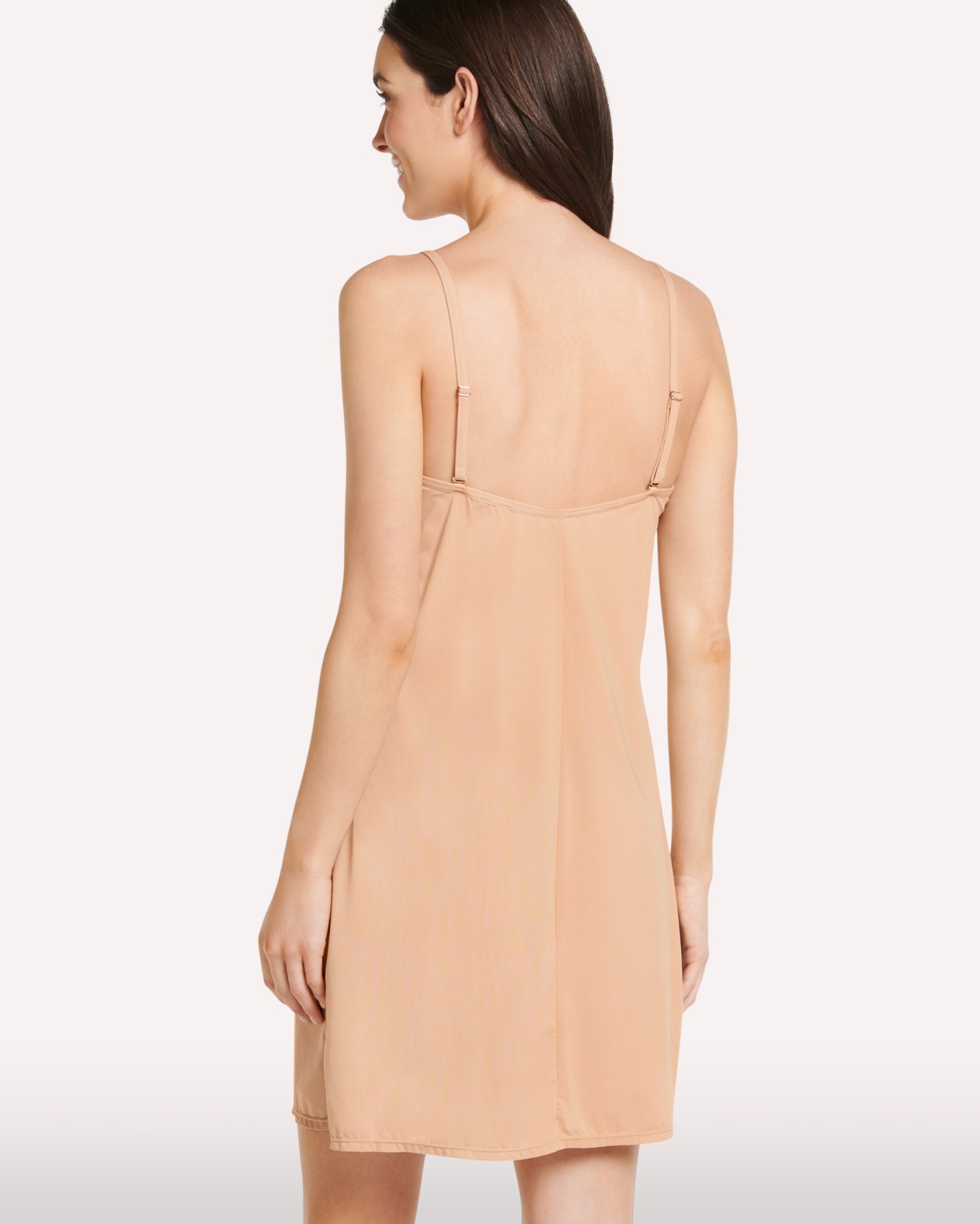 silk slip dress with built-in bra Nicole Miller Women's Maxi Slip Dress With Built In Bra, Sizes S-xl, Size: Medium, Brown