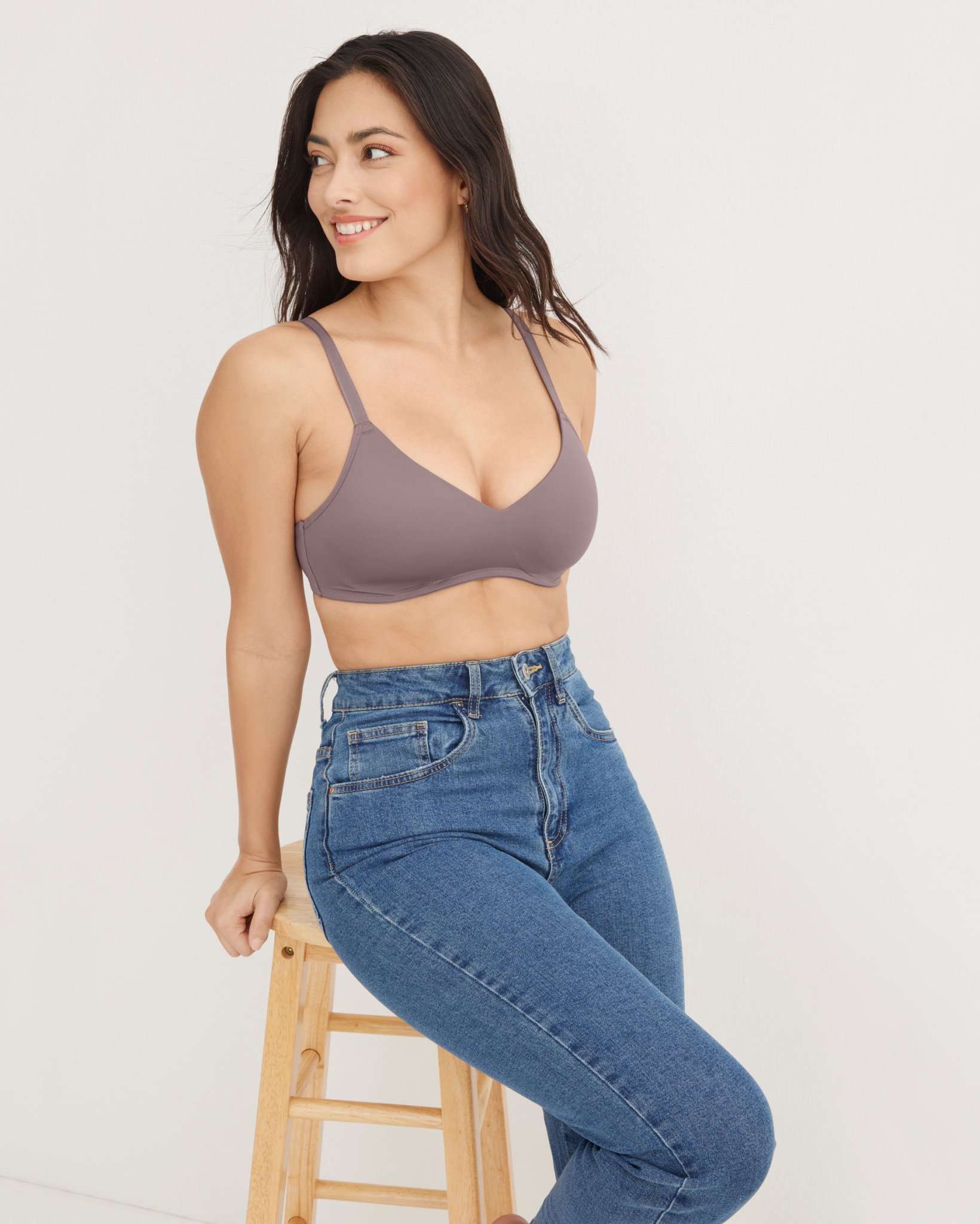 Smooth & Sleek Microfiber Full Coverage Wirefree T-Shirt Bra