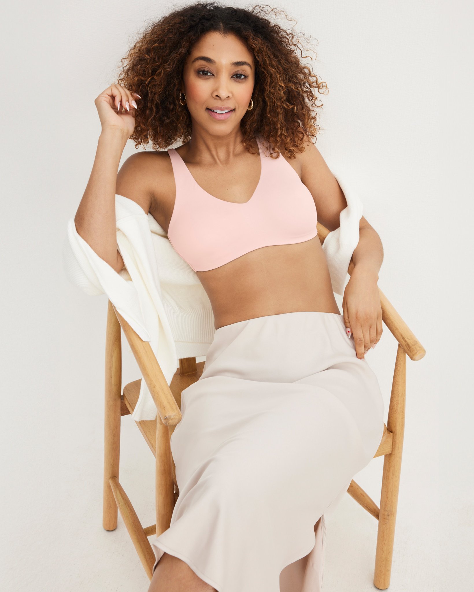 Smooth & Sleek Microfiber Full Coverage Wirefree Unlined T-Shirt Bra