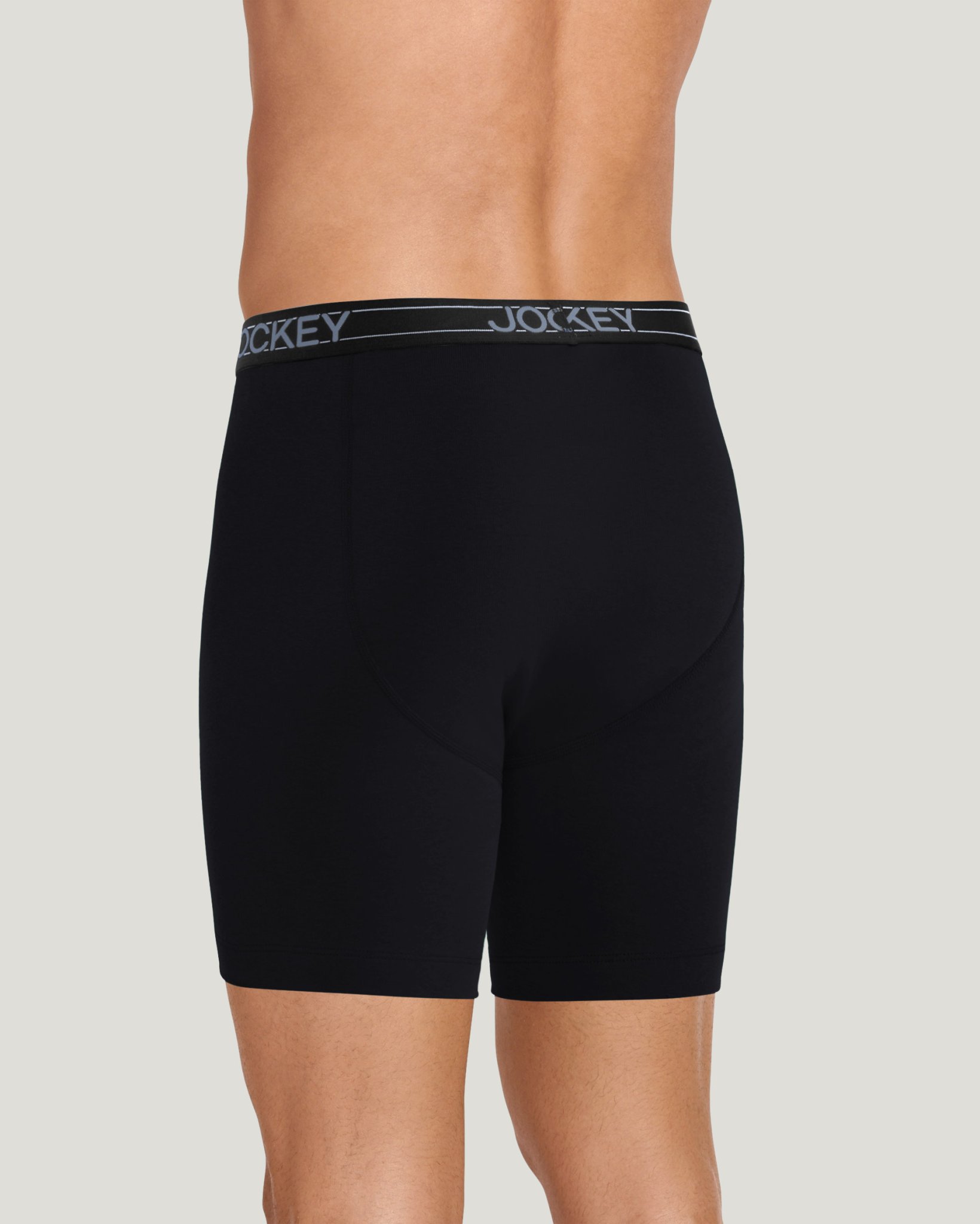 Lightweight Cotton Blend 7" Long Leg Boxer Brief - 4 Pack