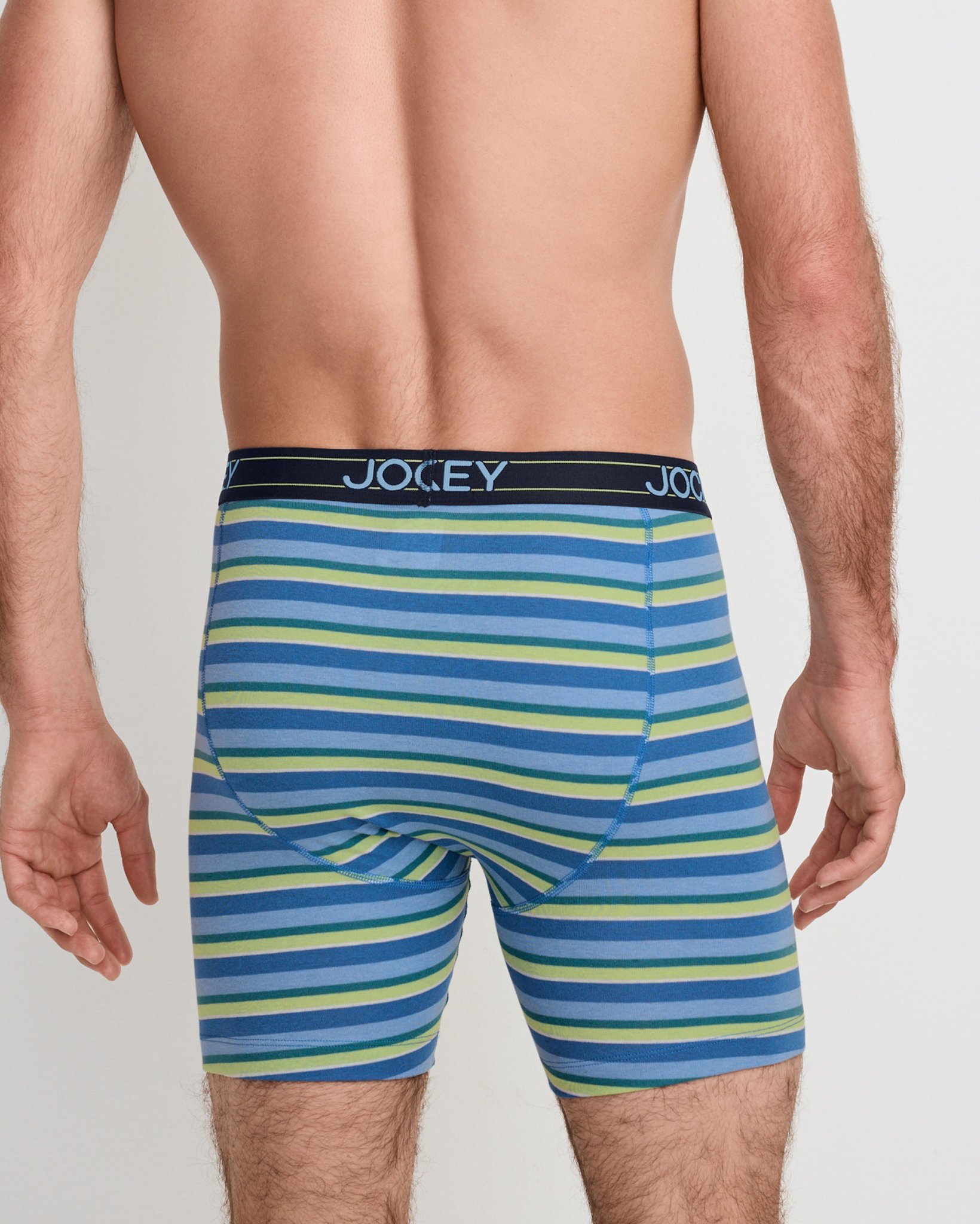 Lightweight Cotton Blend 7" Long Leg Boxer Brief - 4 Pack