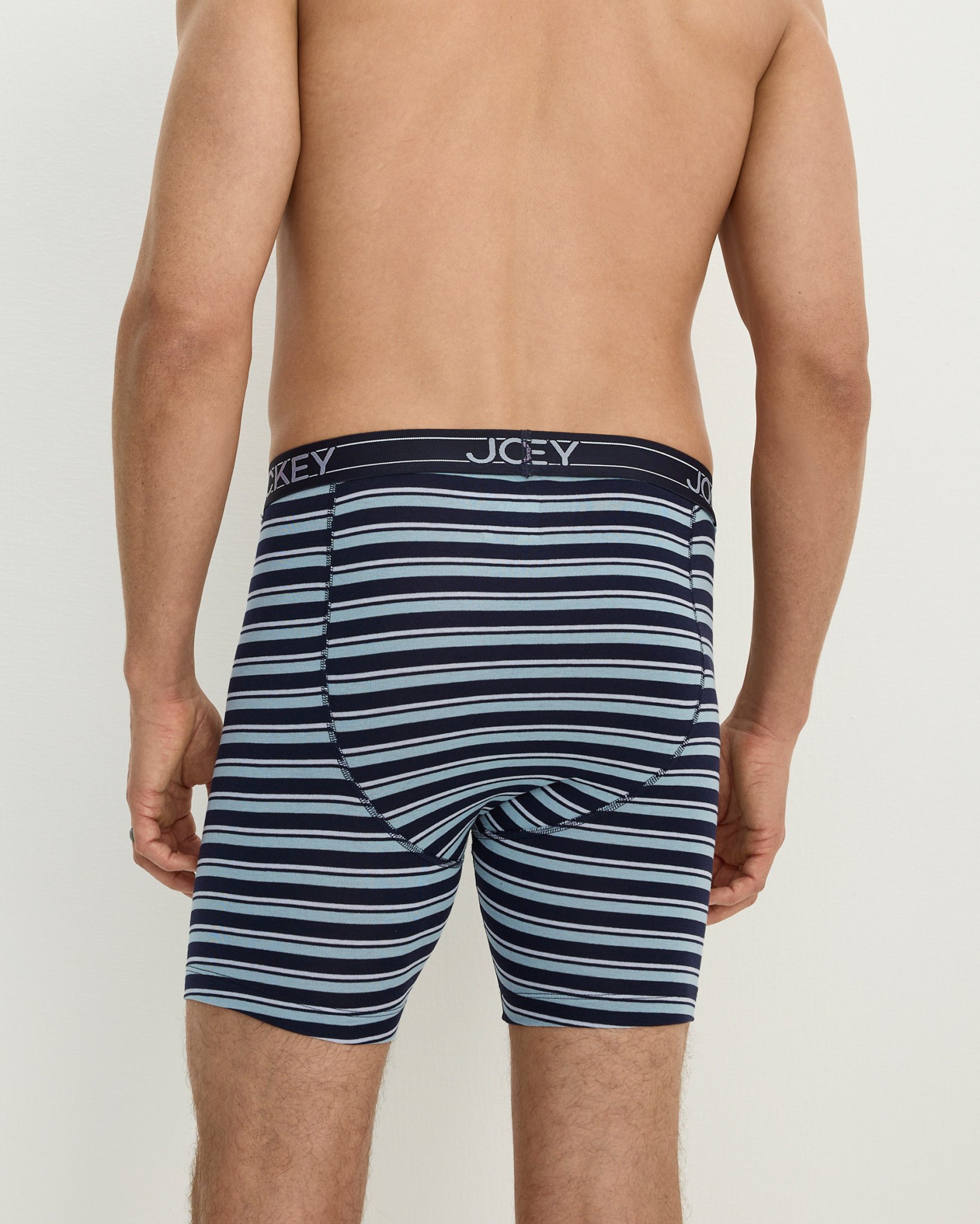 Lightweight Cotton Blend 7" Long Leg Boxer Brief - 4 Pack