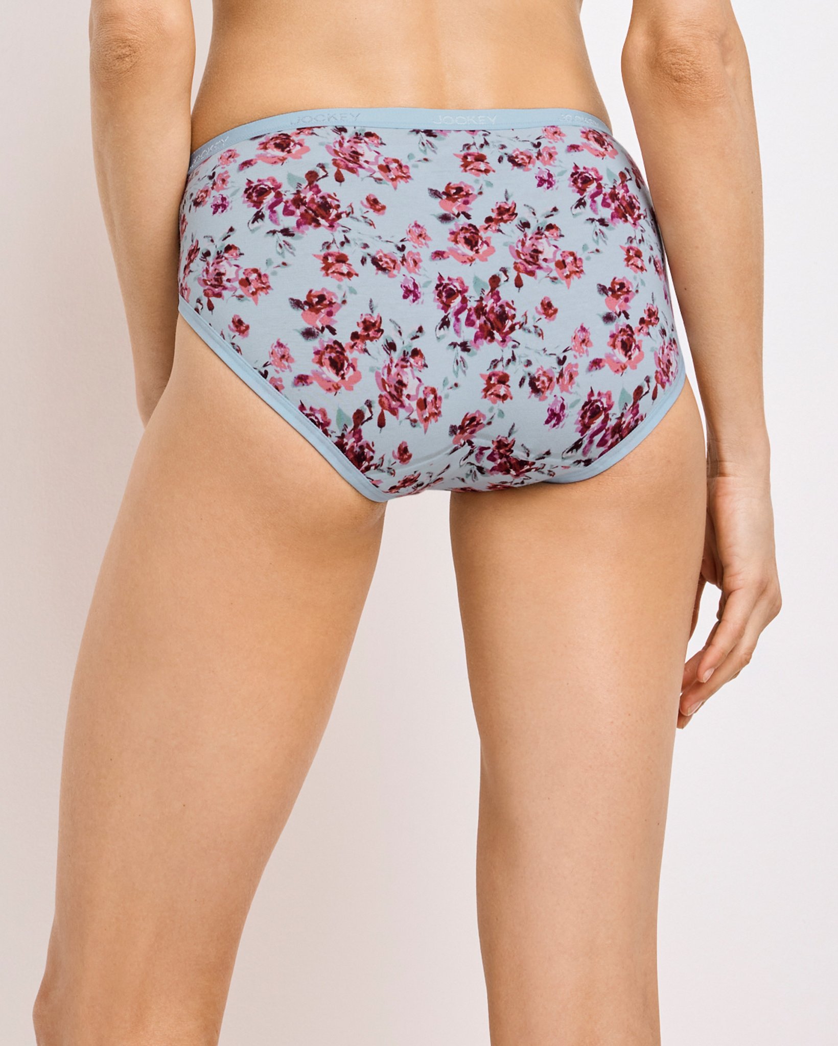 Worry Free Cotton Stretch Moderate Absorbency Hipster