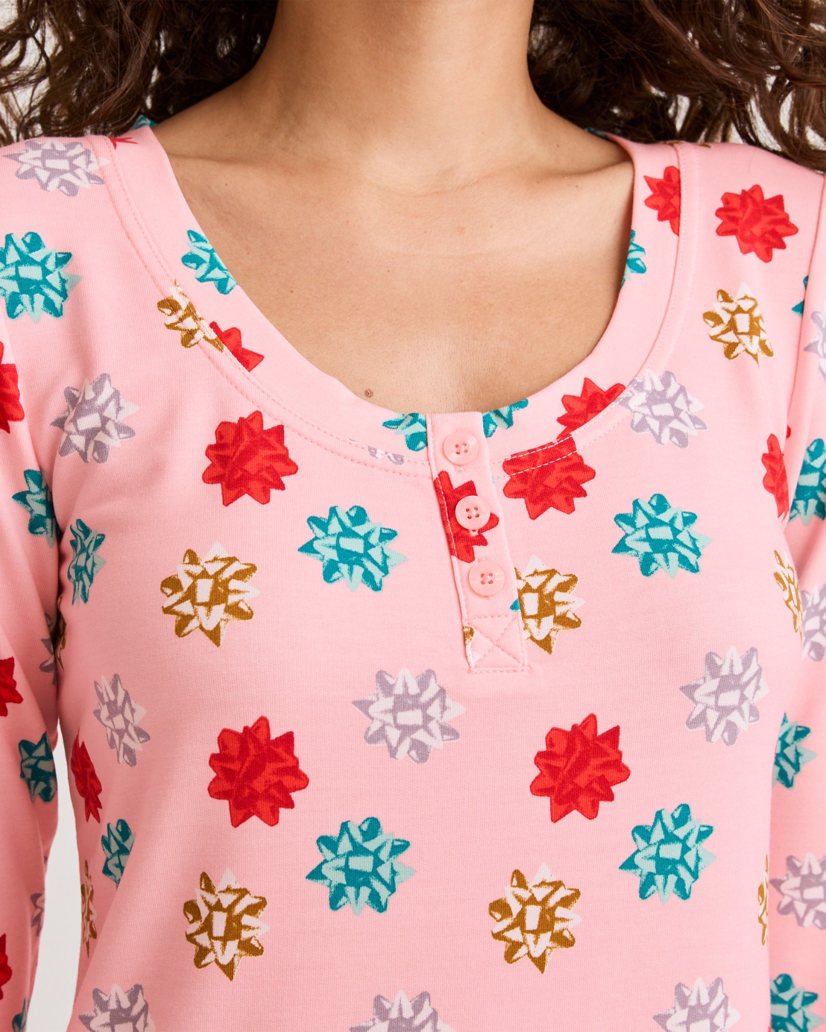 French Terry Henley Sleepshirt