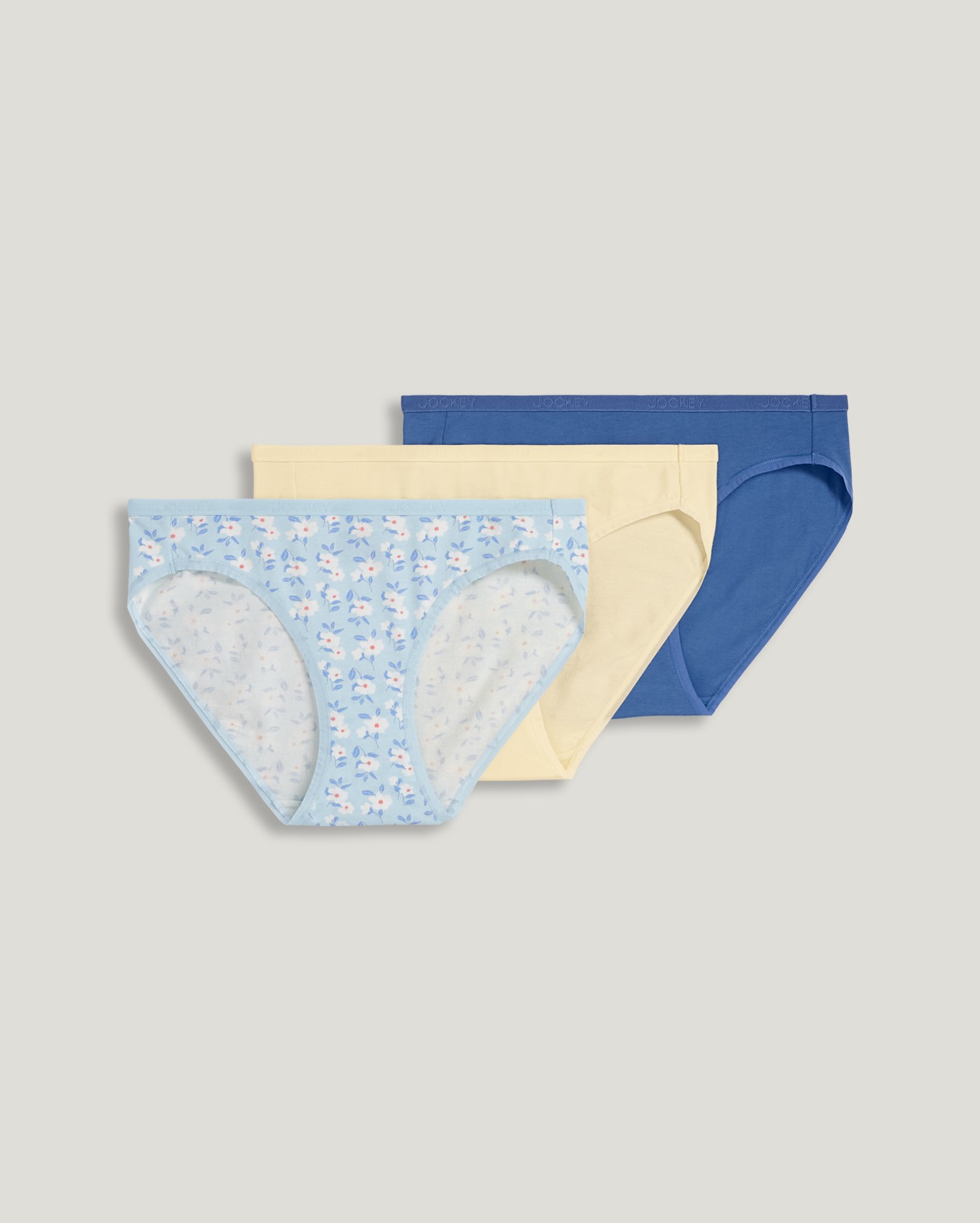 Organic Cotton Stretch Logo Bikini - 3 Pack