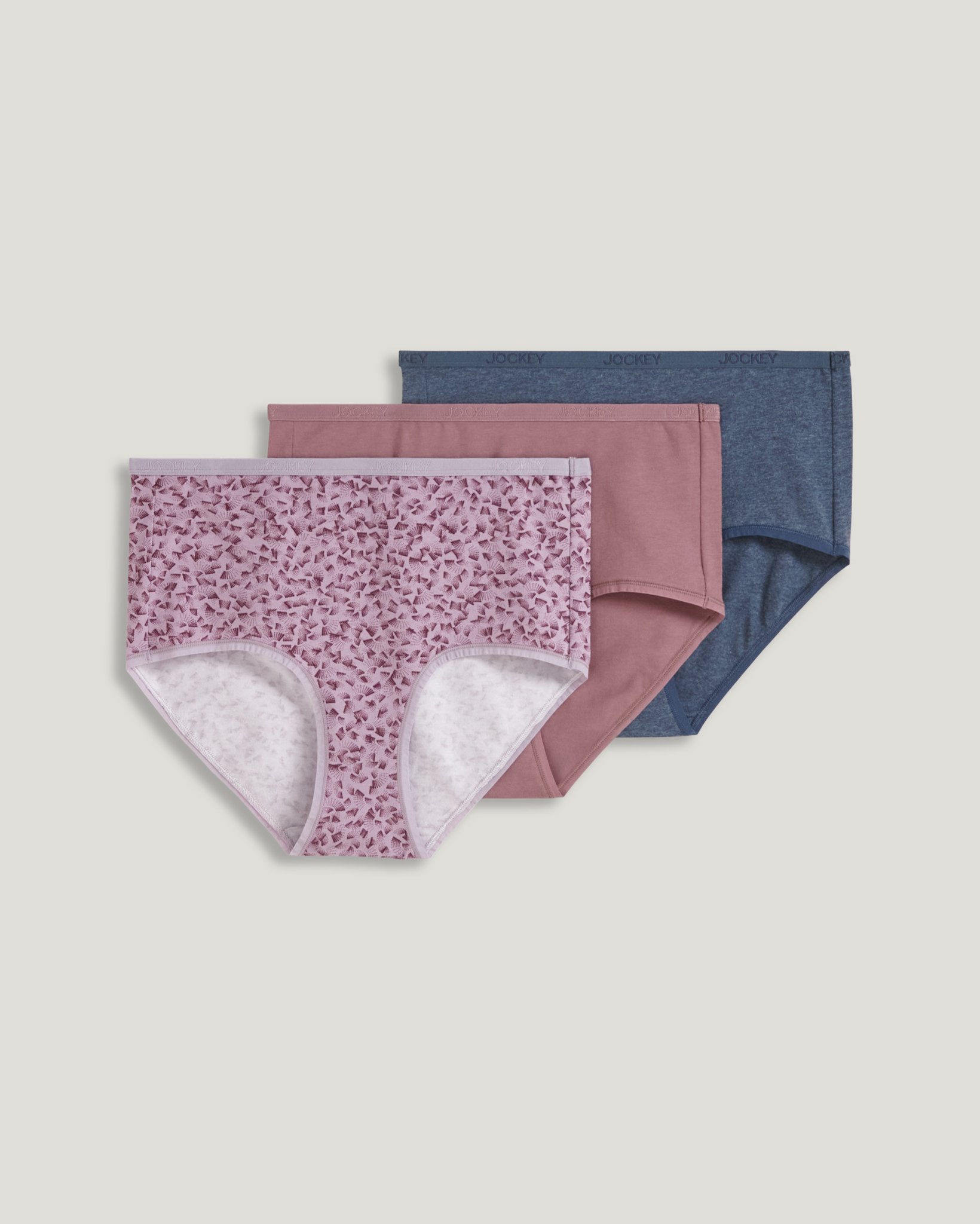 Organic Cotton Stretch Logo Modern Brief - 3 Pack