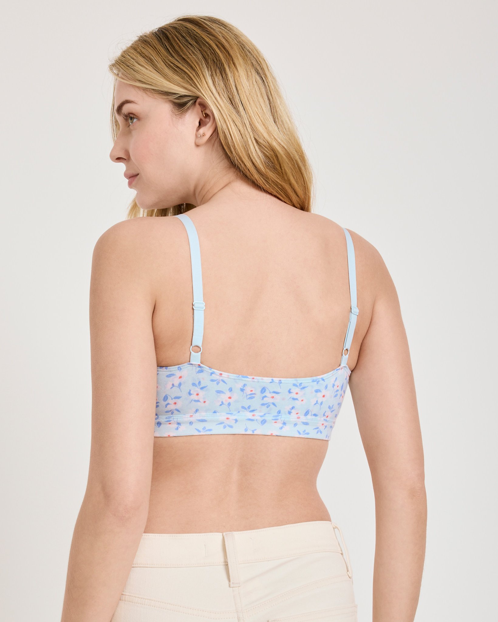 Organic Cotton Stretch Triangle Bralette