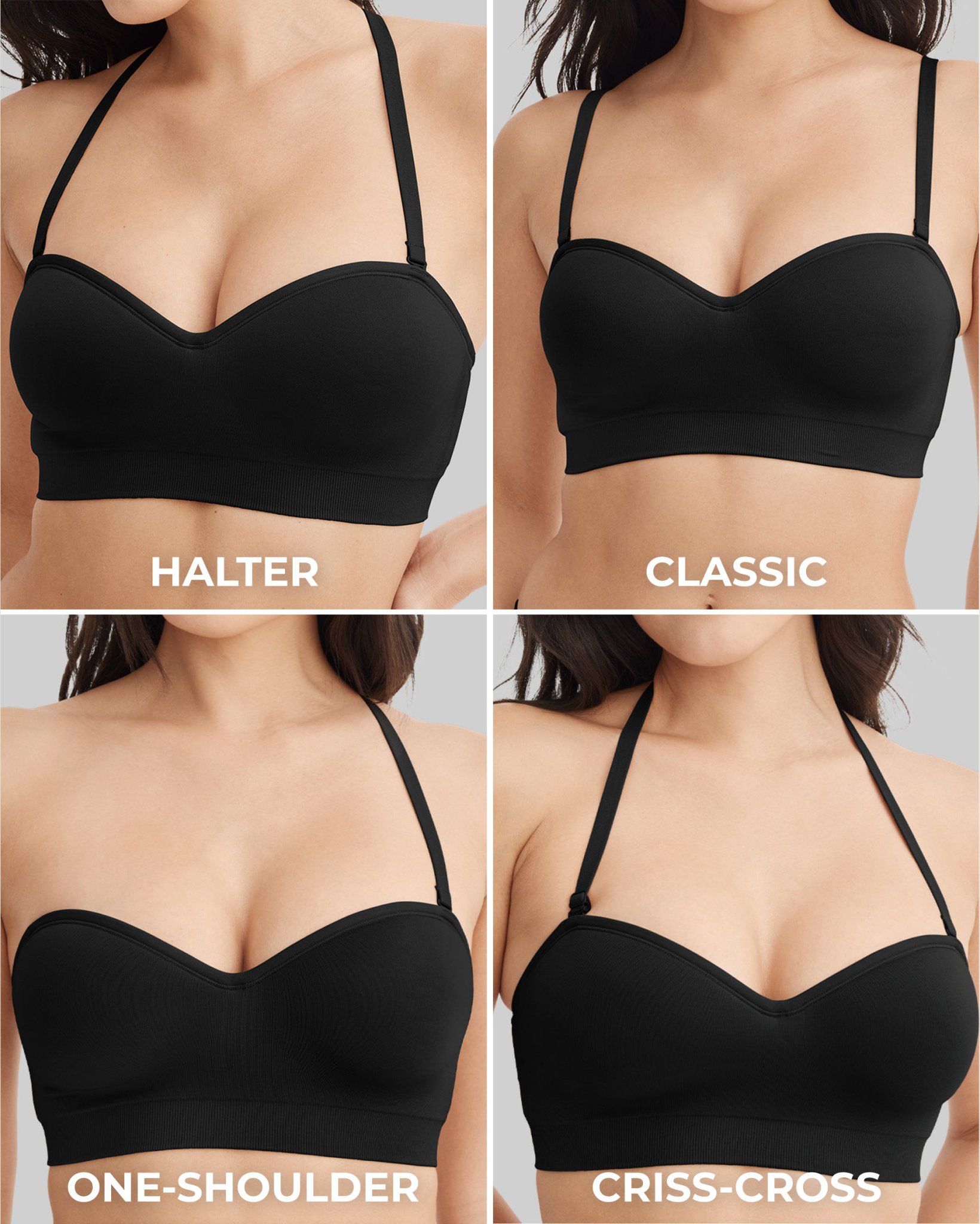 Seamfree Multiway Bandeau Bralette