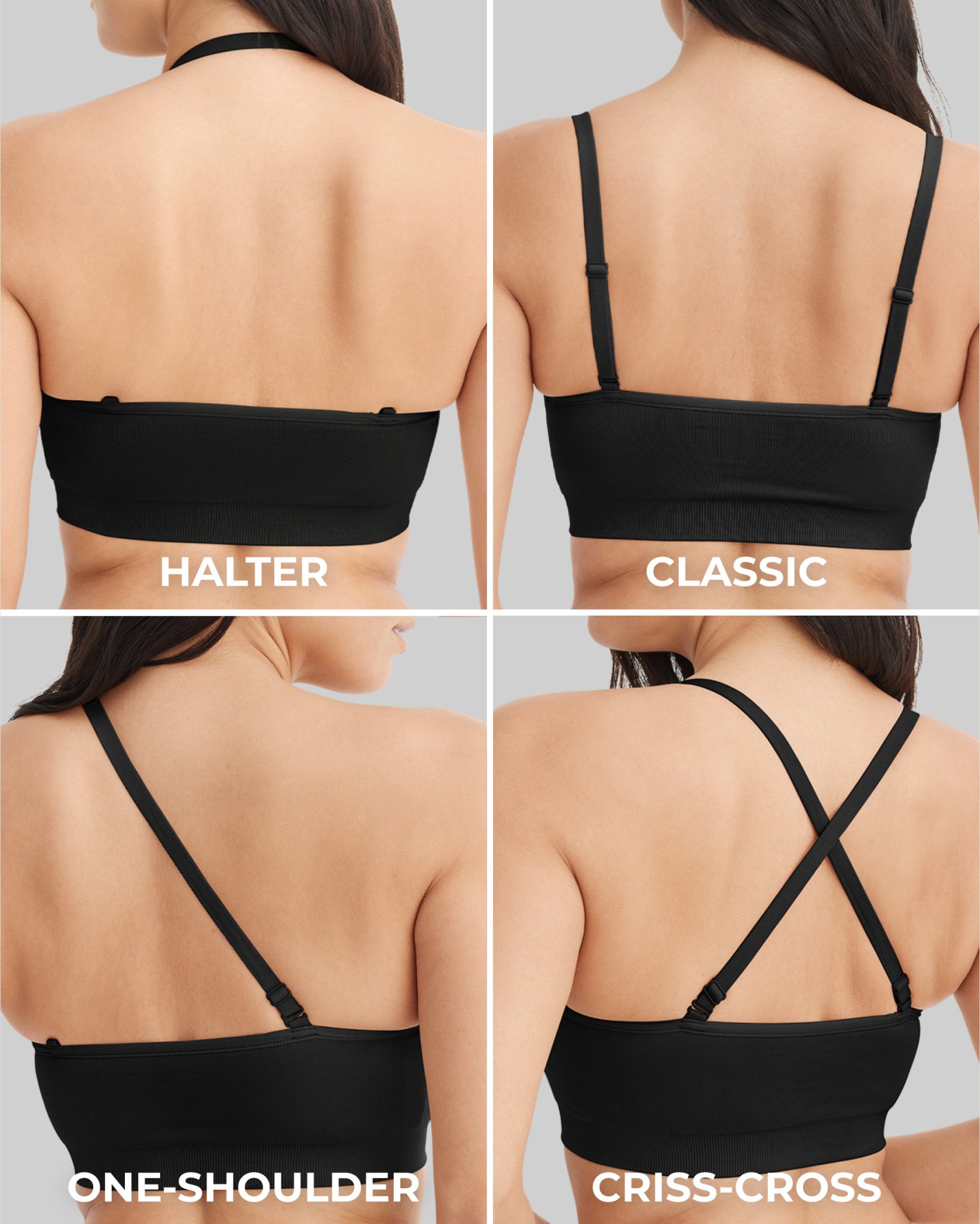 Seamfree Multiway Bandeau Bralette
