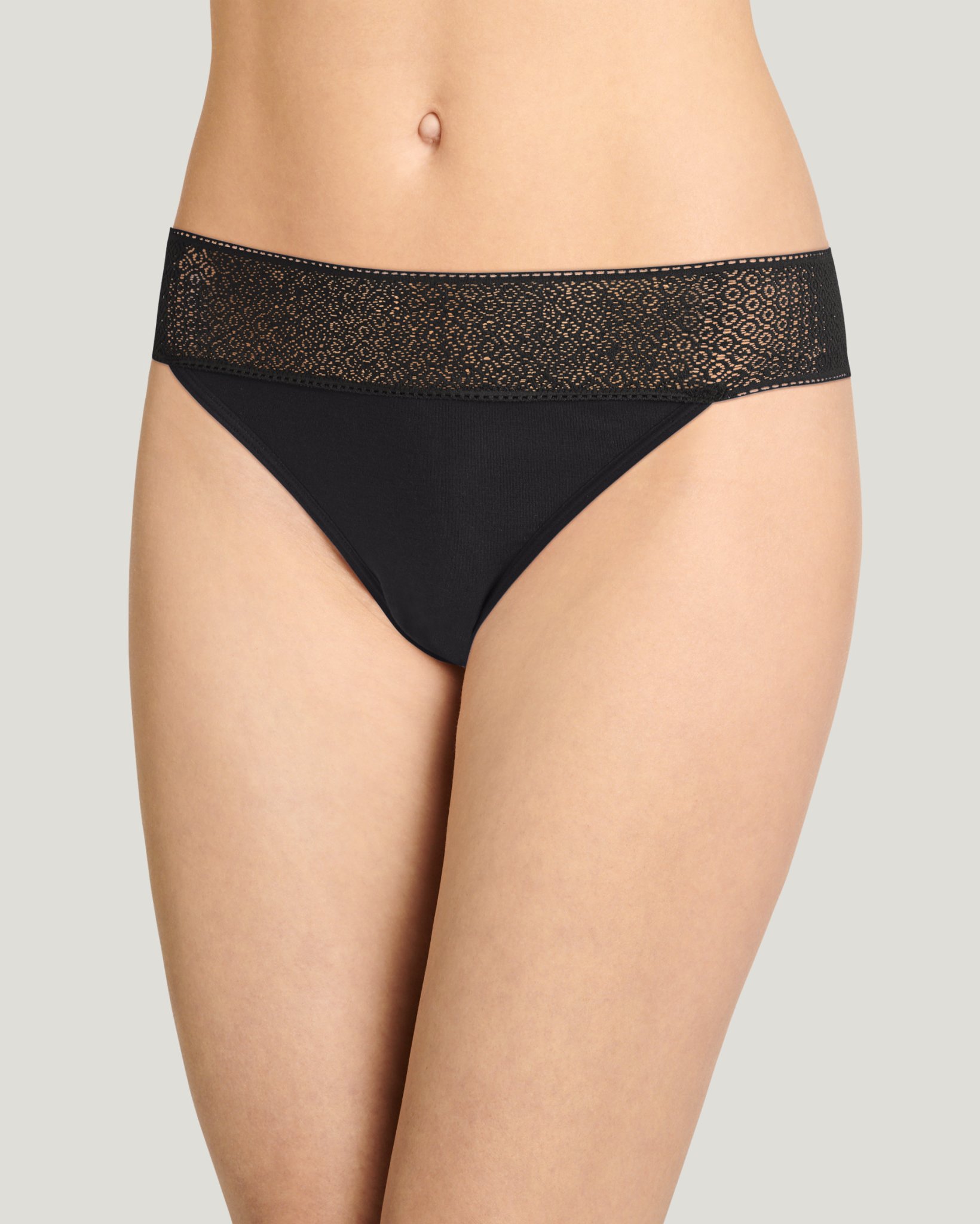 Soft Touch Lace Modal Thong