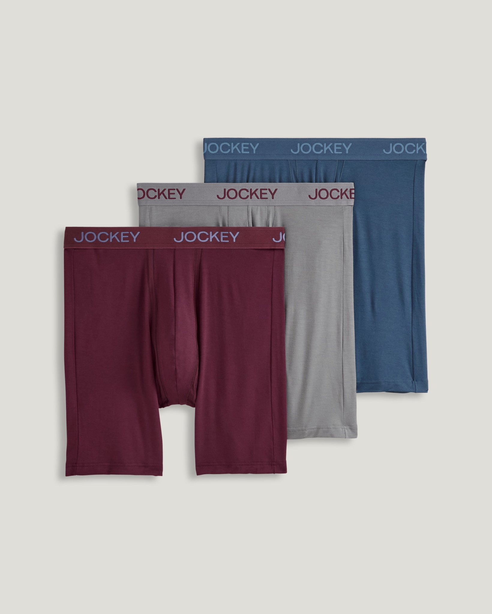 Jockey Chafe Proof Pouch Ultra Soft Modal 6" Boxer Brief - 3 Pack