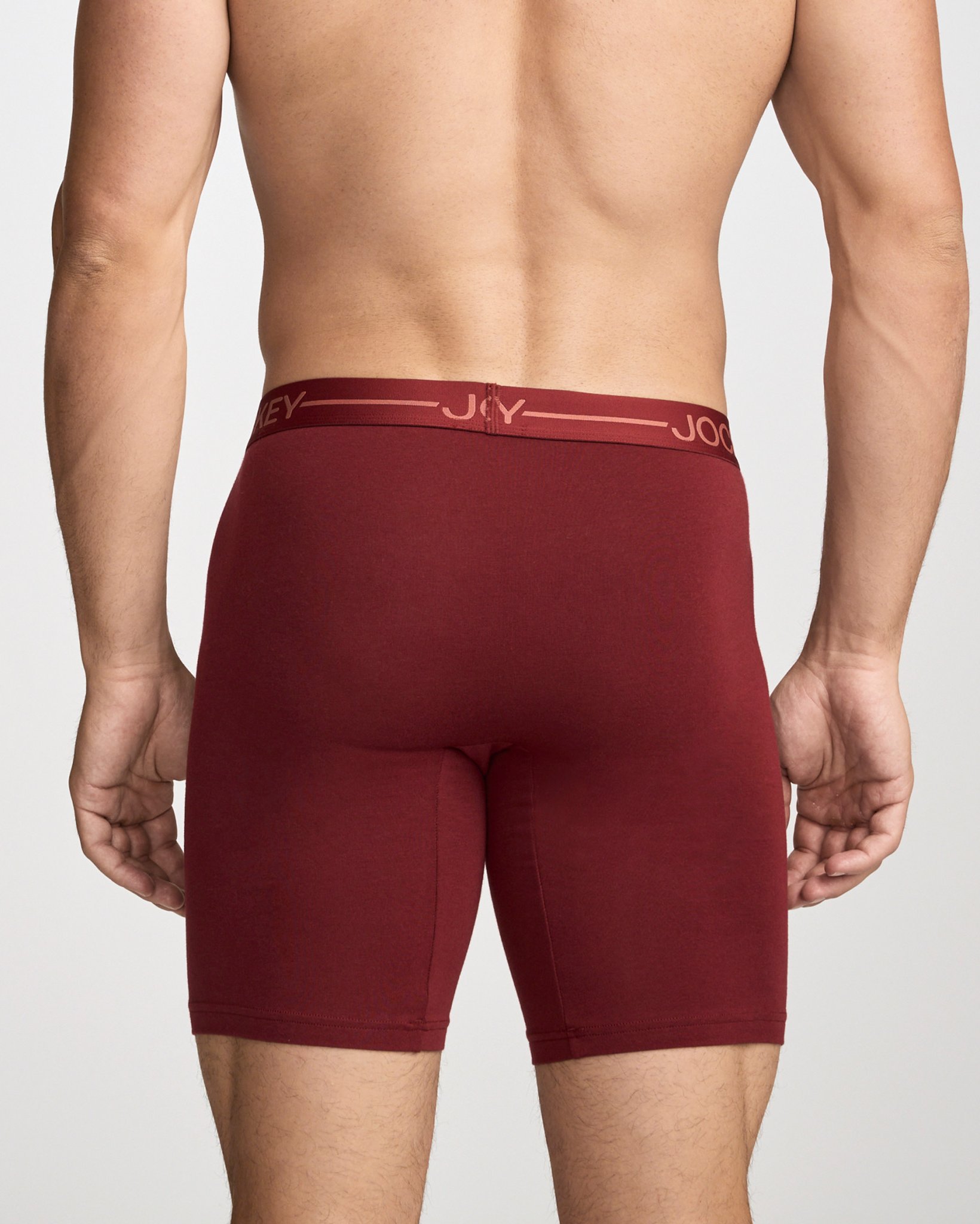 Organic Cotton Stretch 9.5" Long Leg Boxer Brief - 3 Pack