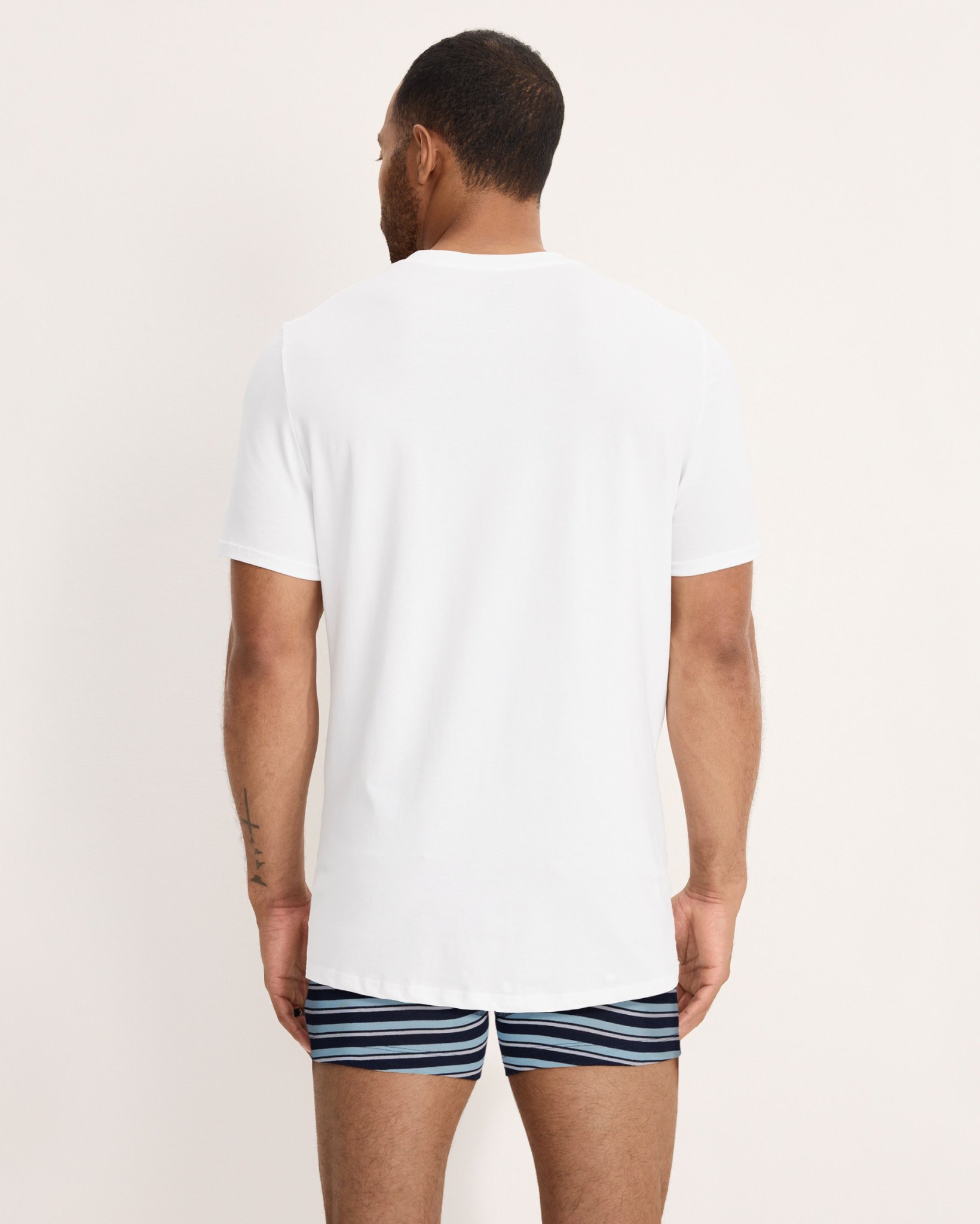 Cotton Stretch V-Neck Undershirt - 3 Pack
