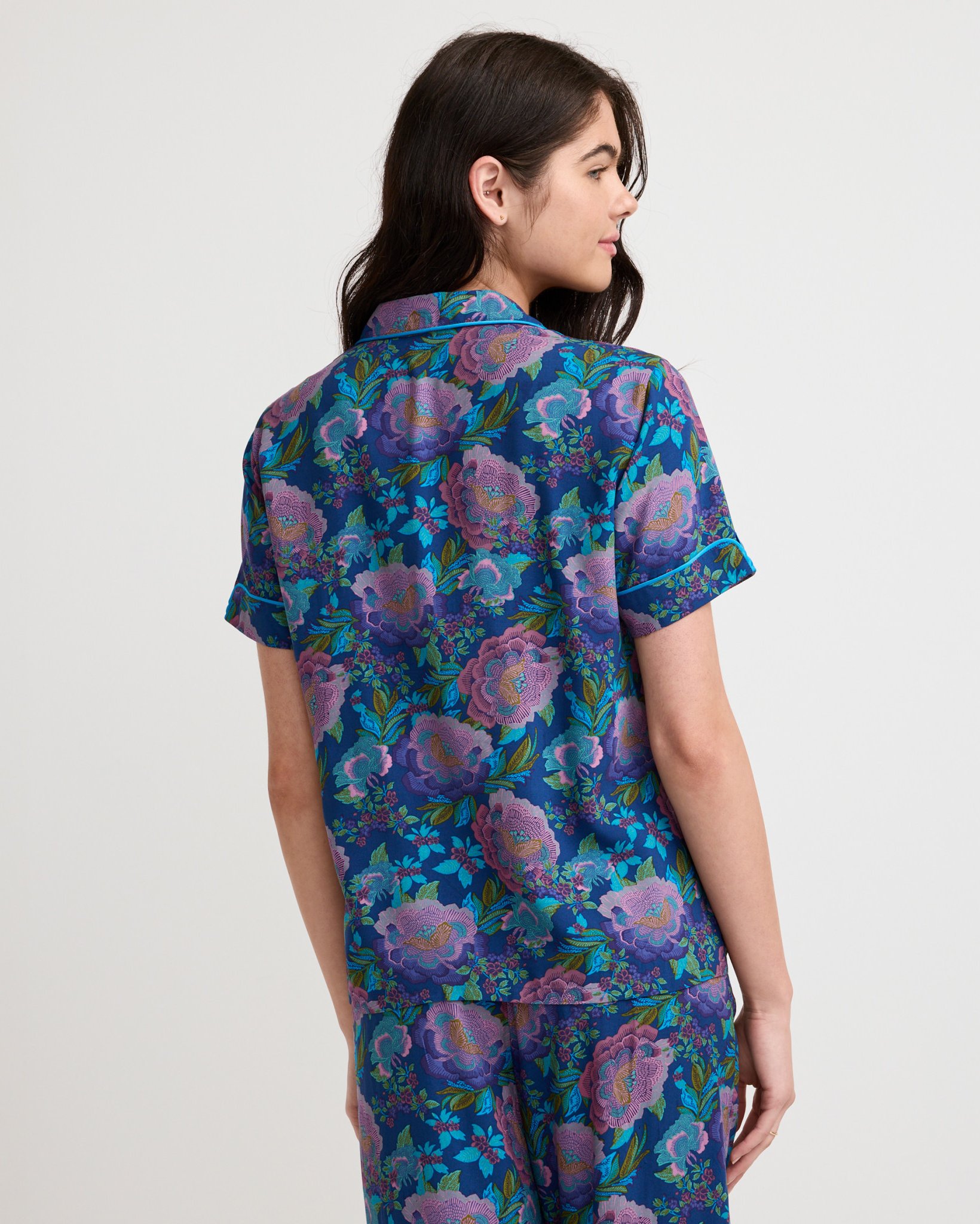 Soft Touch Luxe Woven Short Sleeve Top