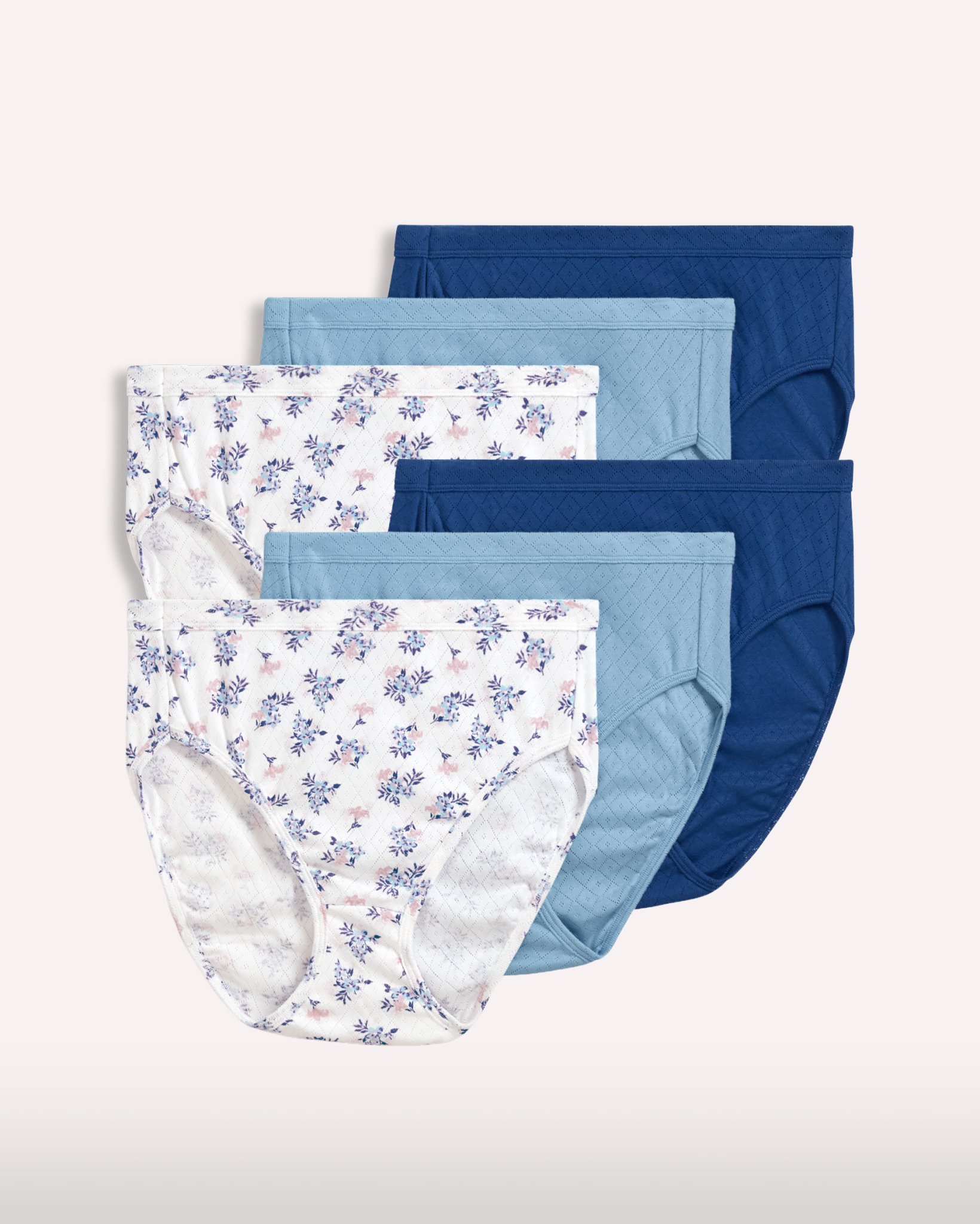100% Cotton Elance® Breathe French Cut - 6 Pack