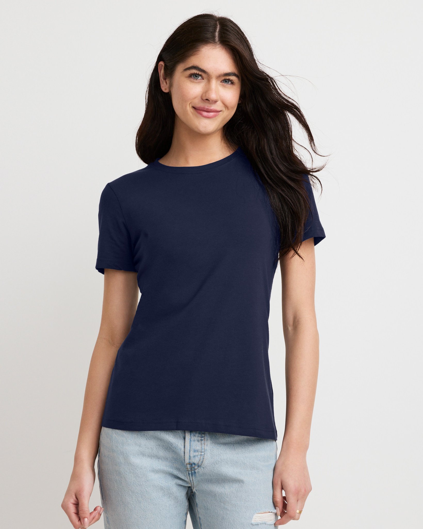Organic Cotton Stretch Short Sleeve Tee