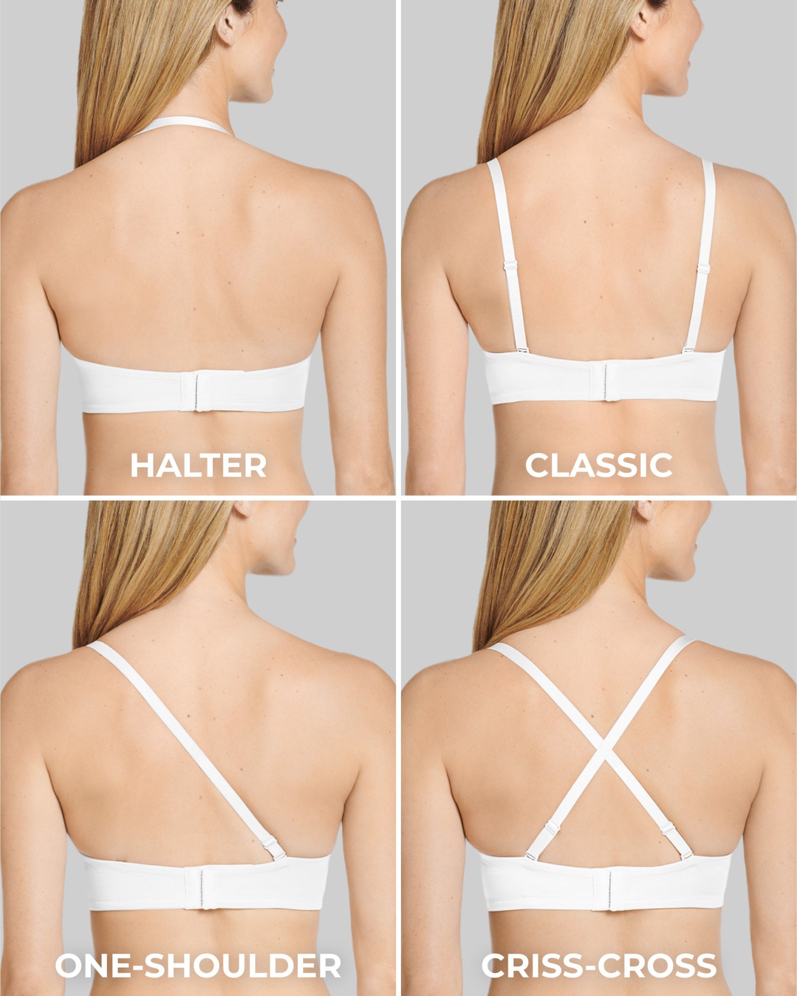 Cushion Wire Multiway Strapless Bra