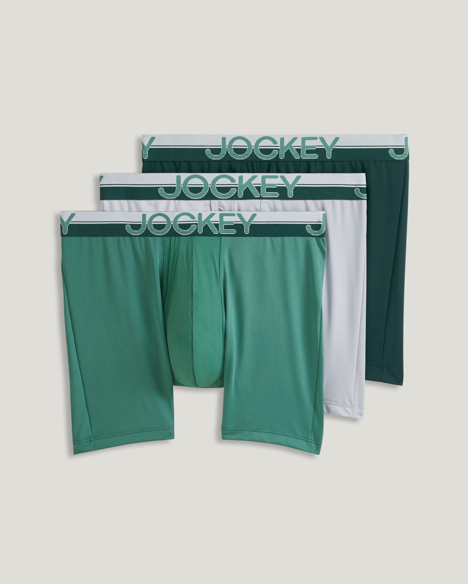 Infinite Cool Microfiber Stretch 6" Boxer Brief - 3 Pack