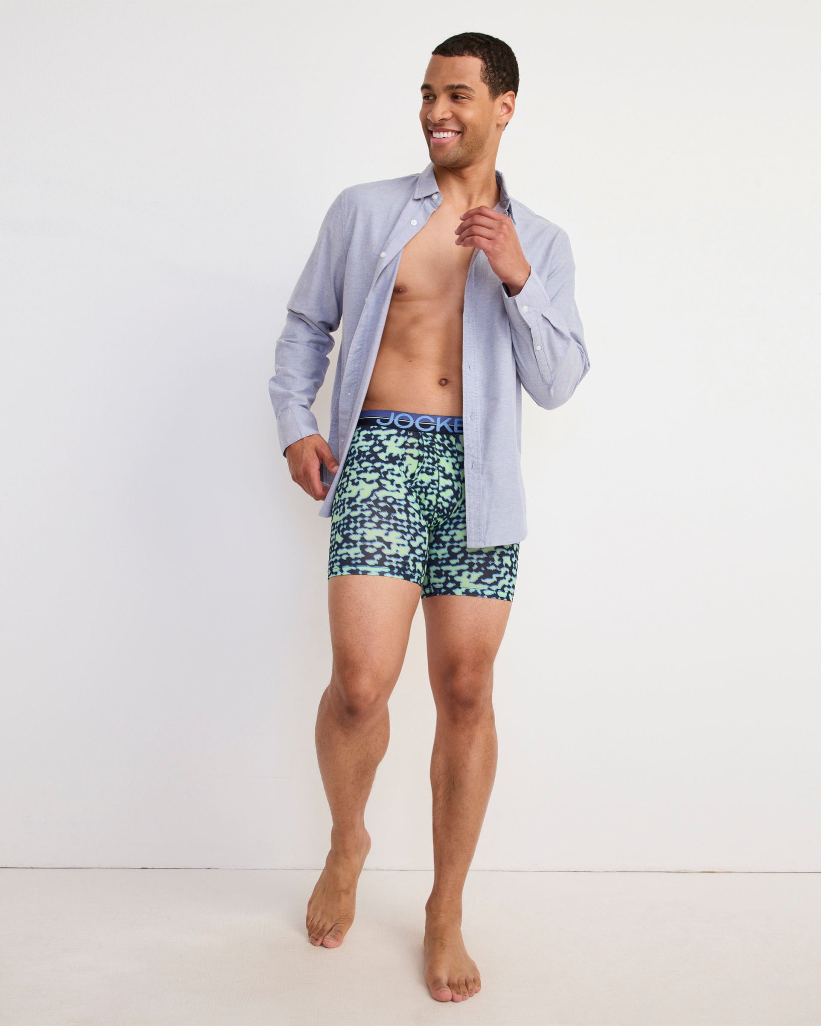 Infinite Cool Microfiber Stretch 6" Boxer Brief - 3 Pack