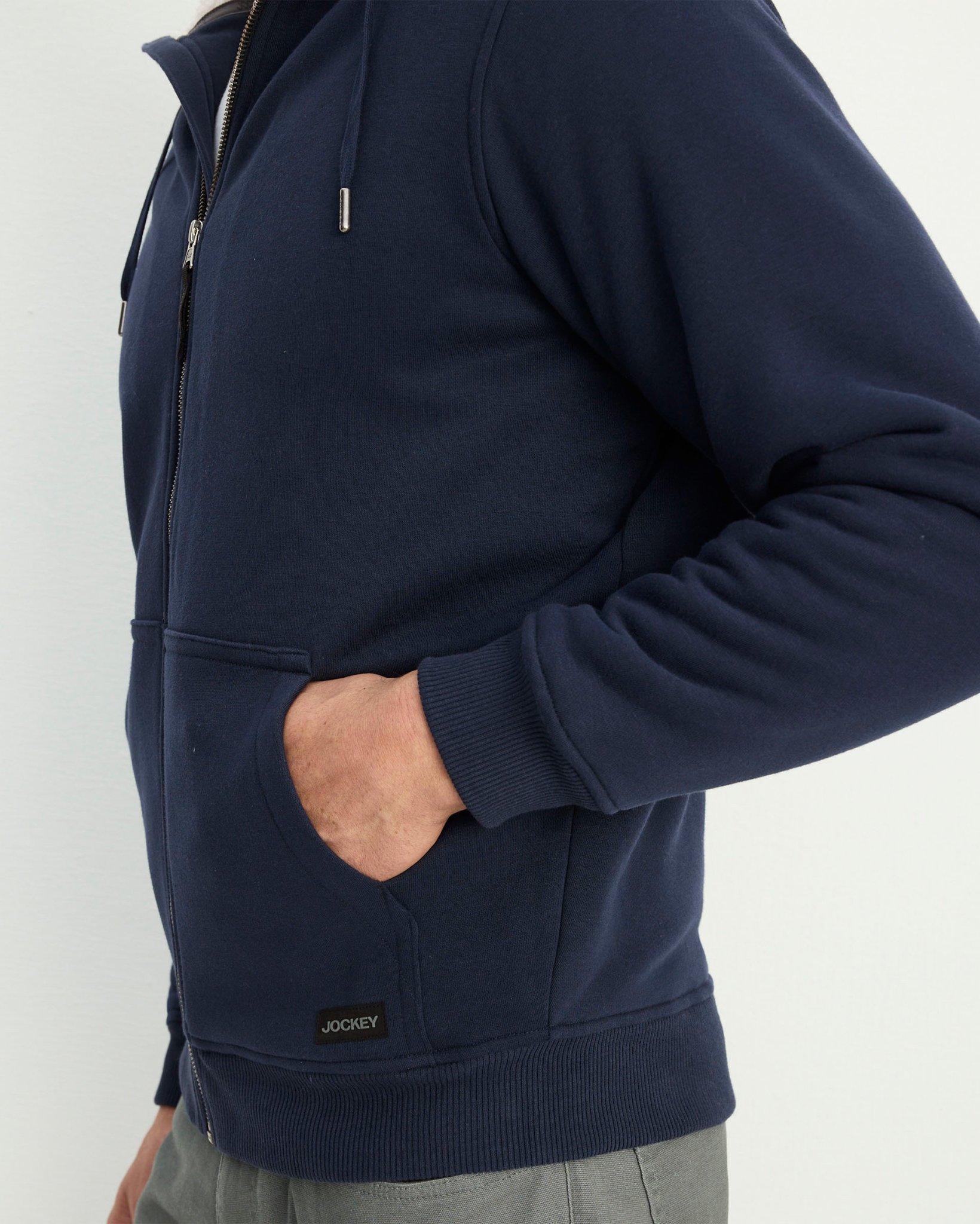【COSYHARU】Outside Track Over Hoodie Oversized Double Layer Hoodie in Dark-Grey Perth Cotton