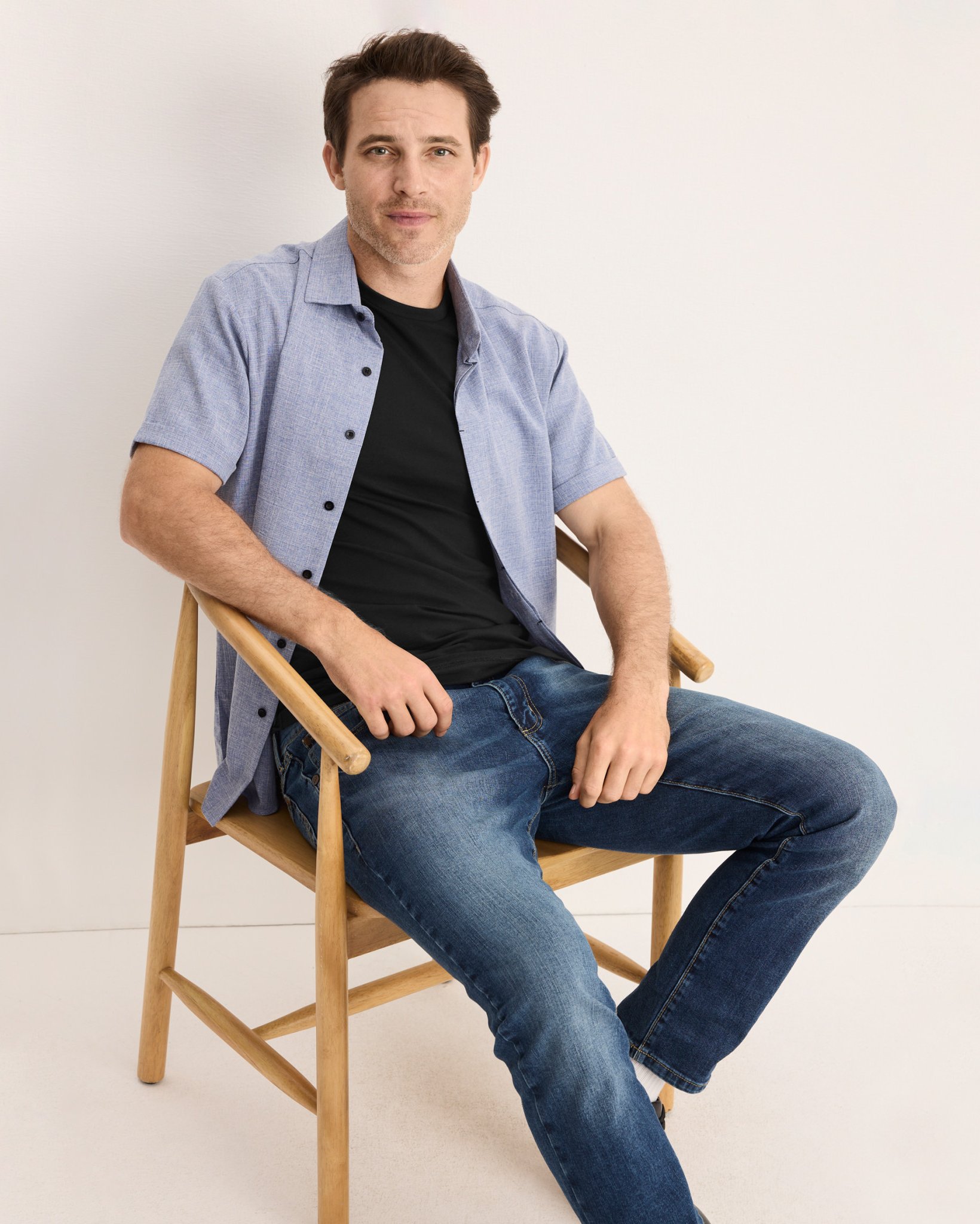 Smooth Fit Cotton Stretch Crew Neck Undershirt Pack