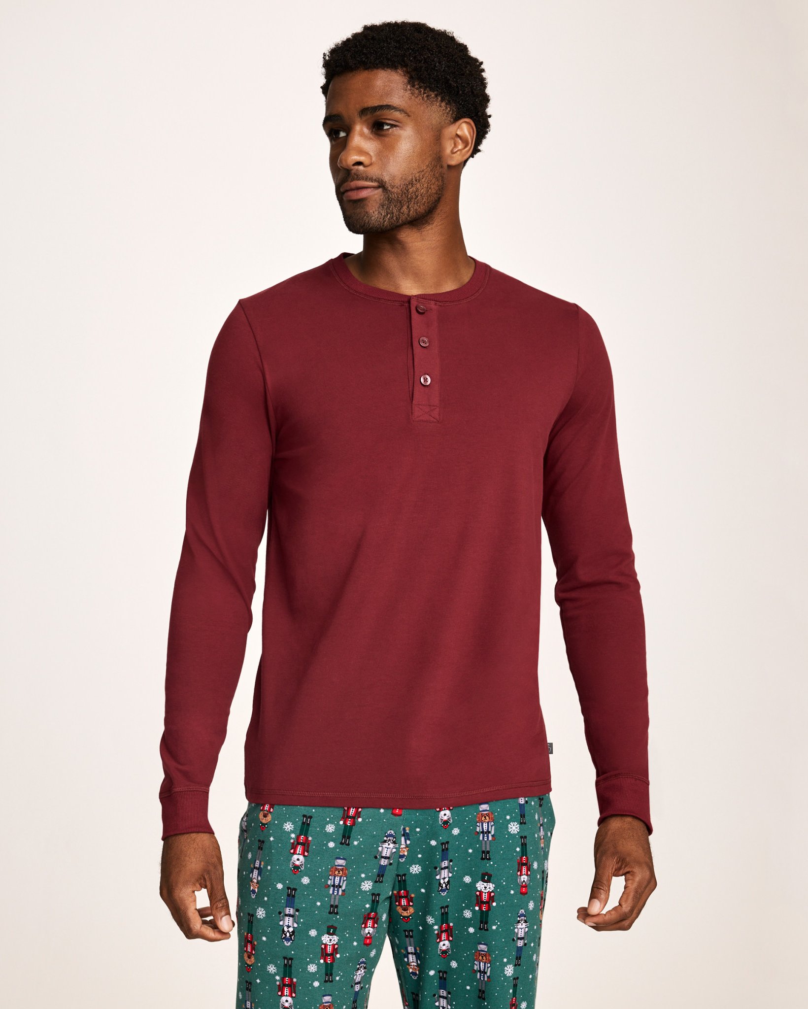 Men's Fam Jams Long Sleeve Henley