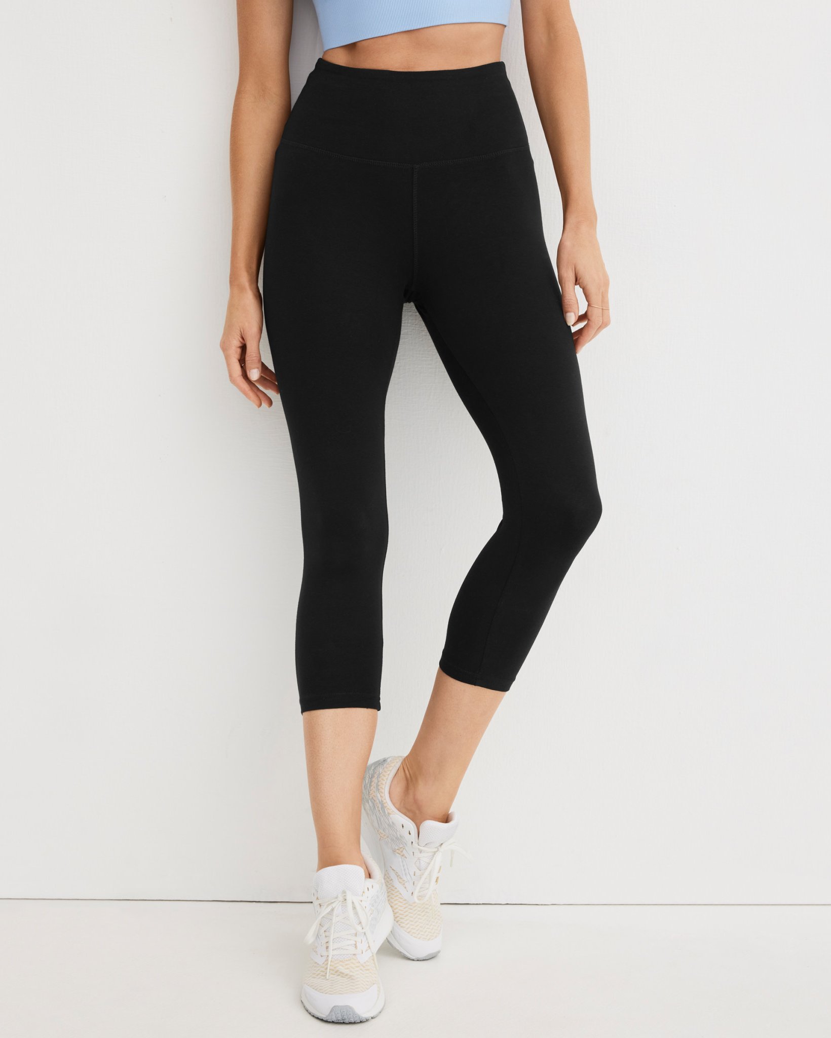 Capri Leggings High Waisted Legging Pants Mila High-Waisted Capri