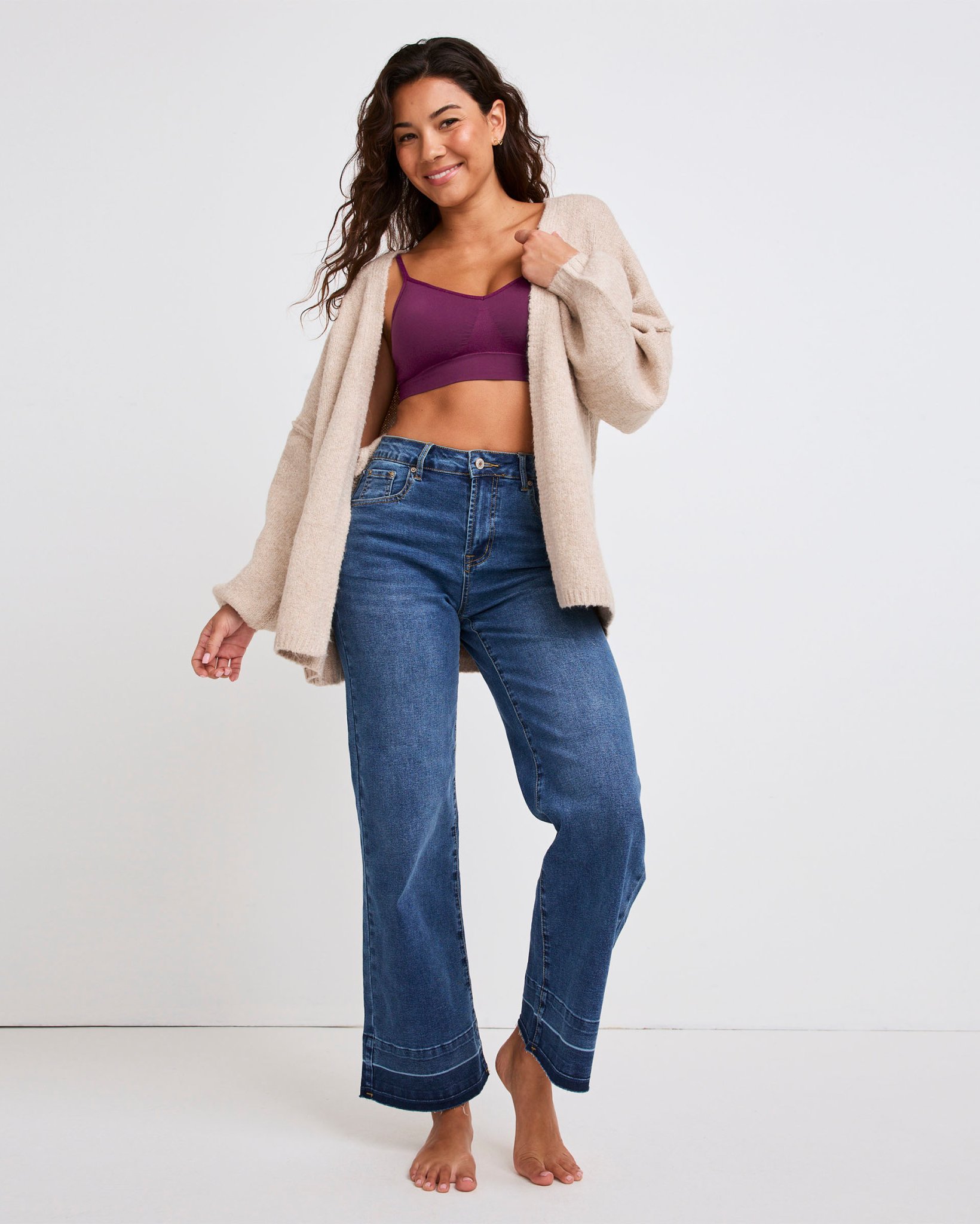 Seamfree Stretch Cami Strap Bralette