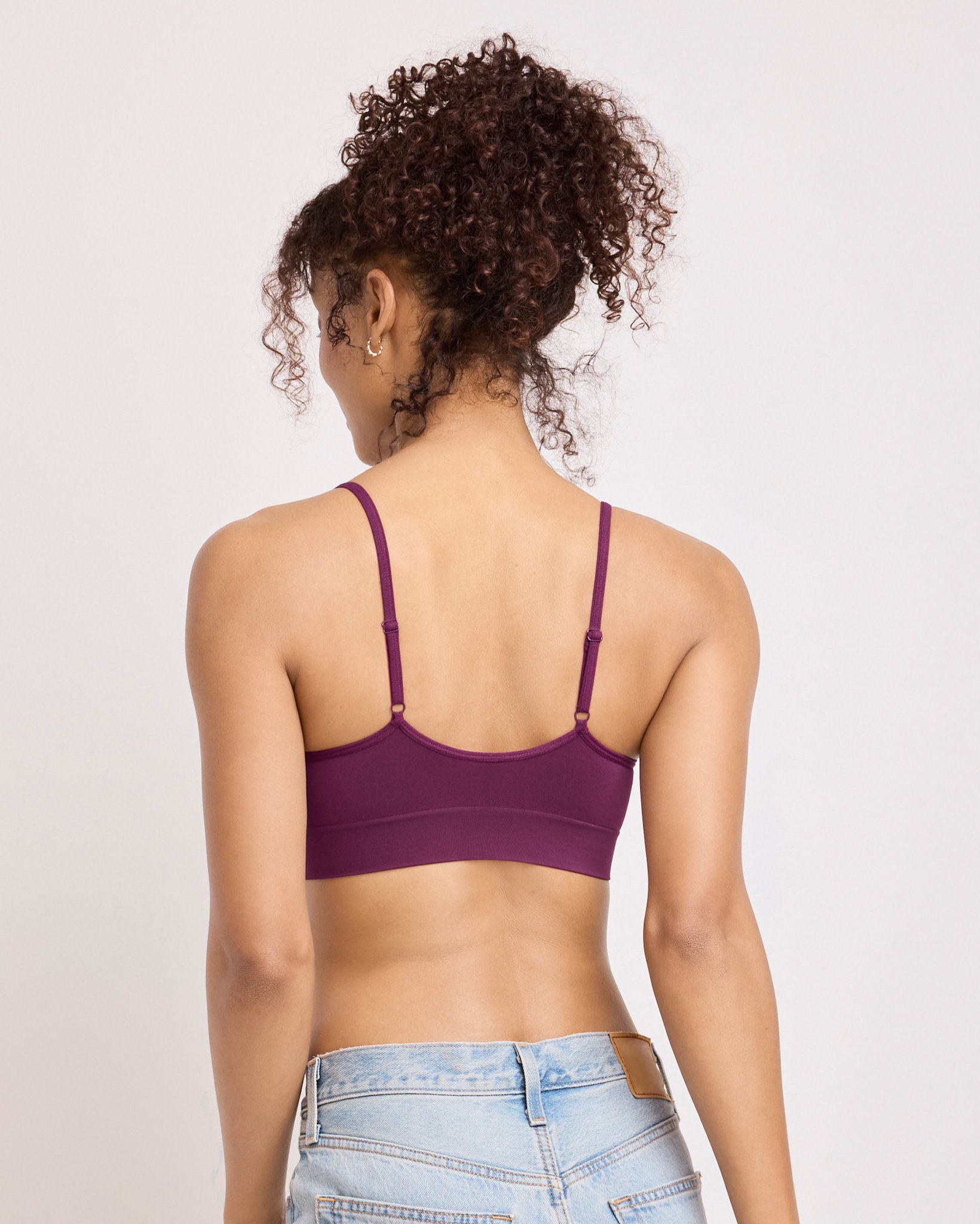 Seamfree Stretch Cami Strap Bralette