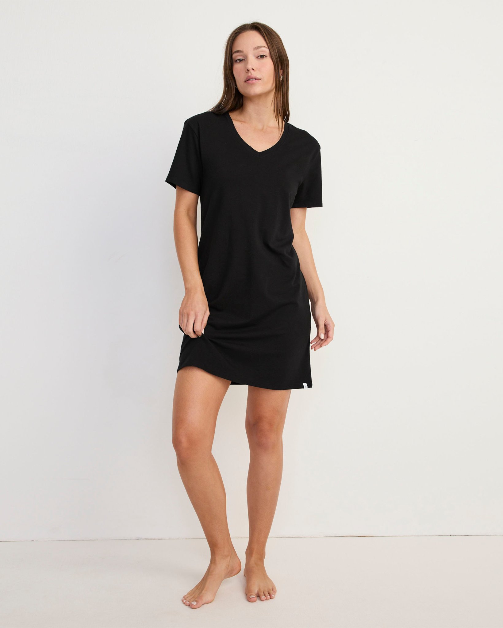 Organic Cotton Stretch Sleep Shirt