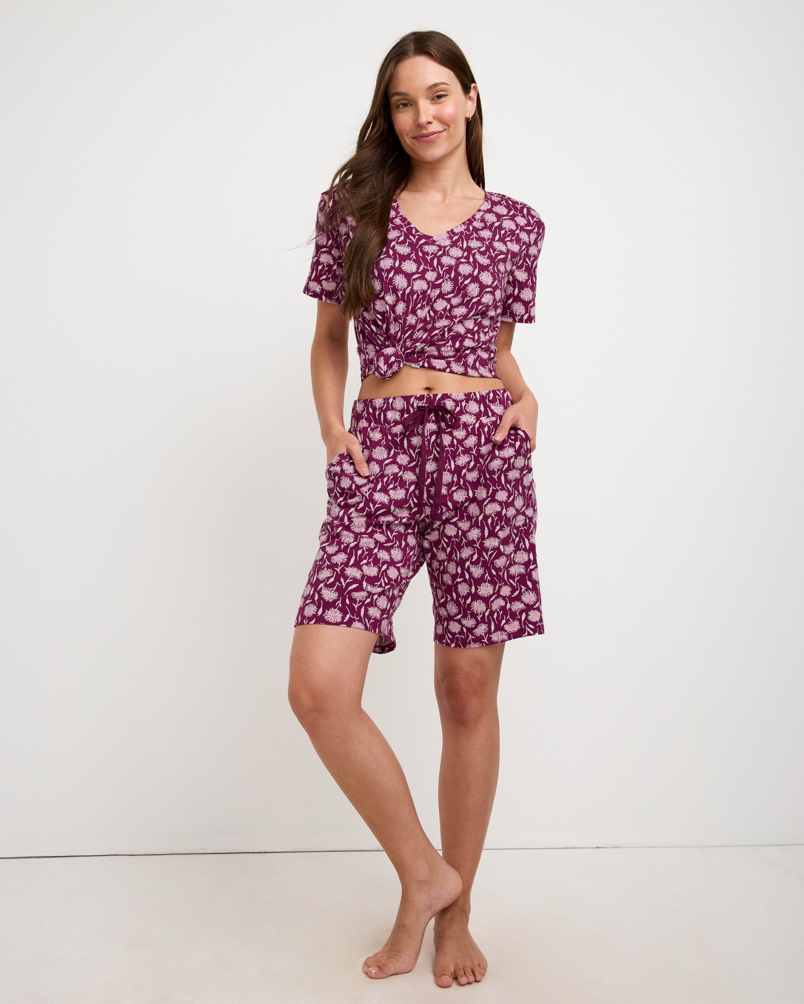 Organic Cotton Stretch Bermuda Short