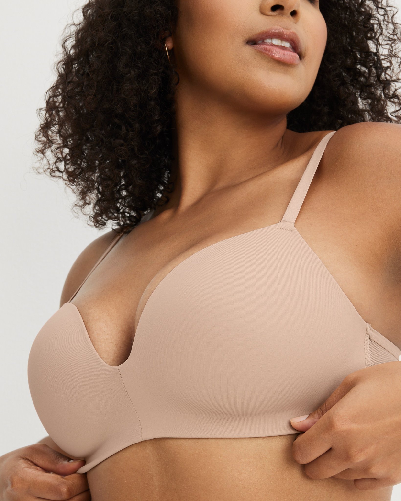 Smooth & Sleek Microfiber Demi Coverage Wirefree T-Shirt Bra