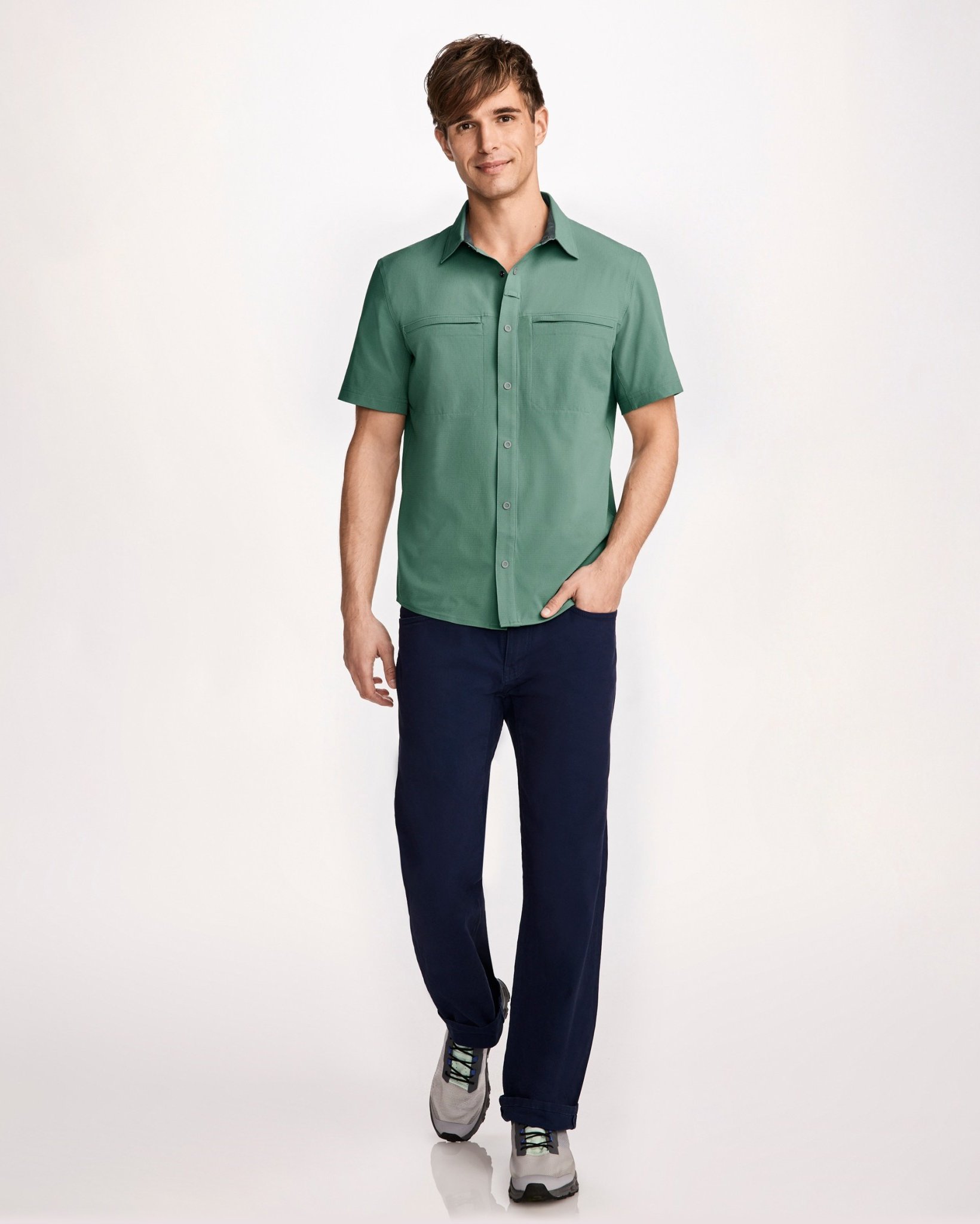Jockey Outdoors™ by Luke Bryan Short Sleeve Snap Woven Shirt