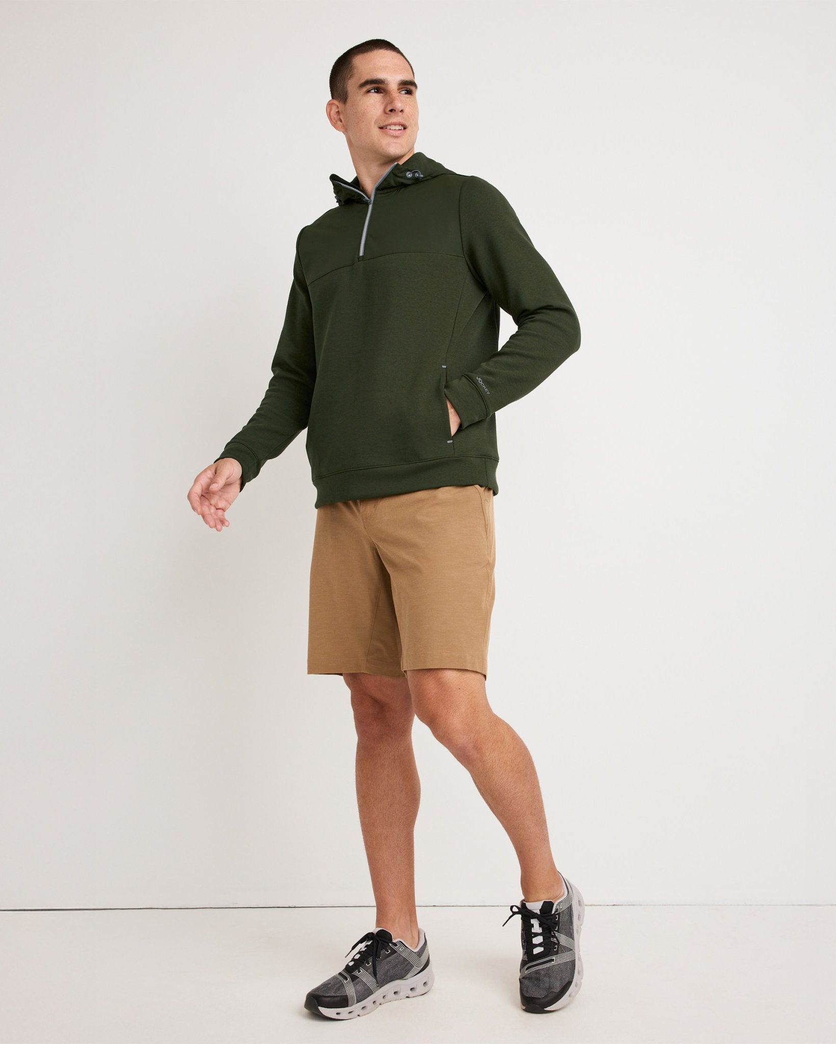 EVERACTIVE™ Mixed Media 1/2 Zip Hoodie