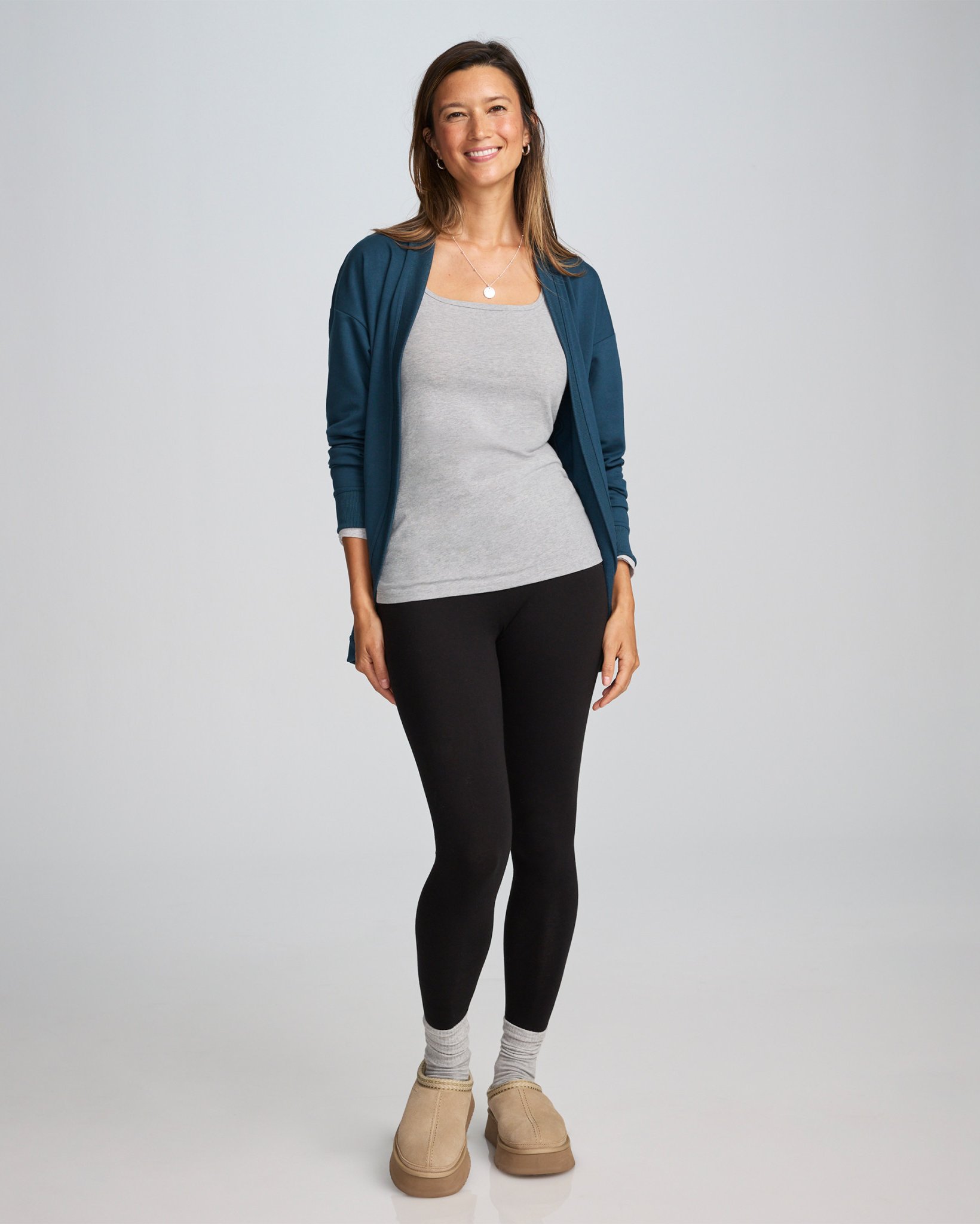 Organic Cotton Stretch Long Sleeve Top