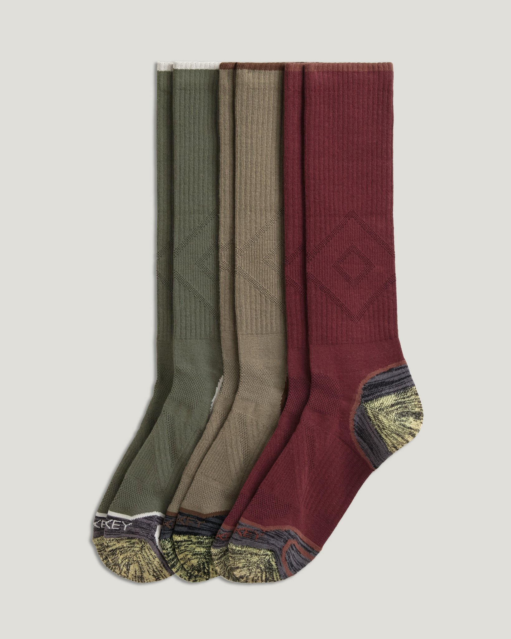 Men's Performance Over The Calf Boot Socks - 3 Pack
