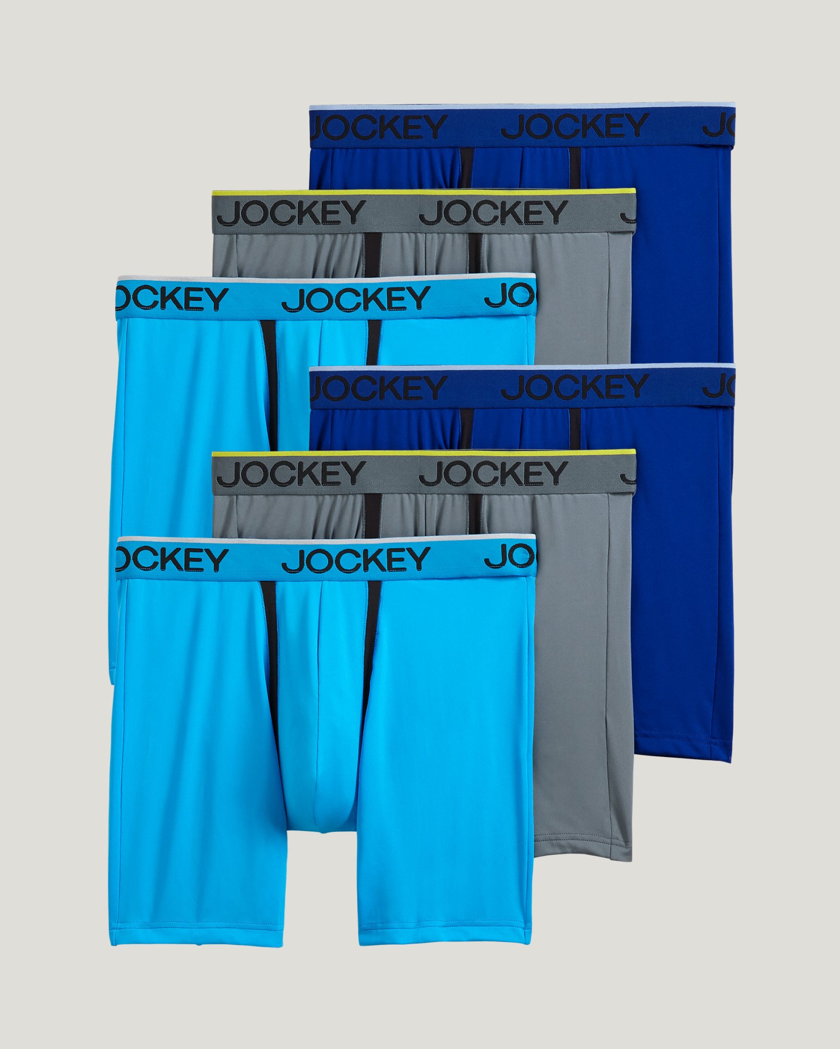 Chafe Proof Pouch Microfiber 6" Boxer Brief - 6 Pack