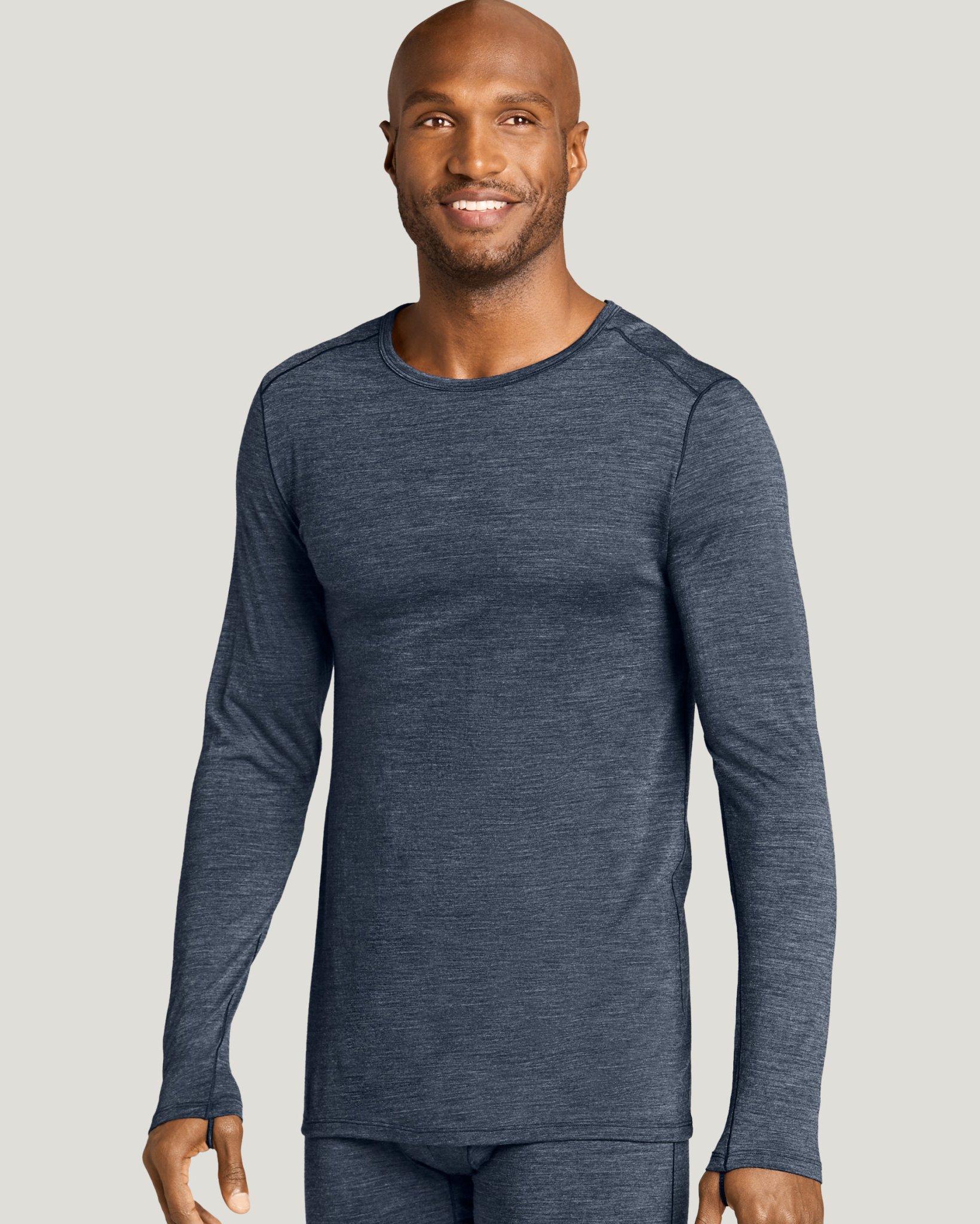 Merino Wool Long Sleeve Crew T-Shirt