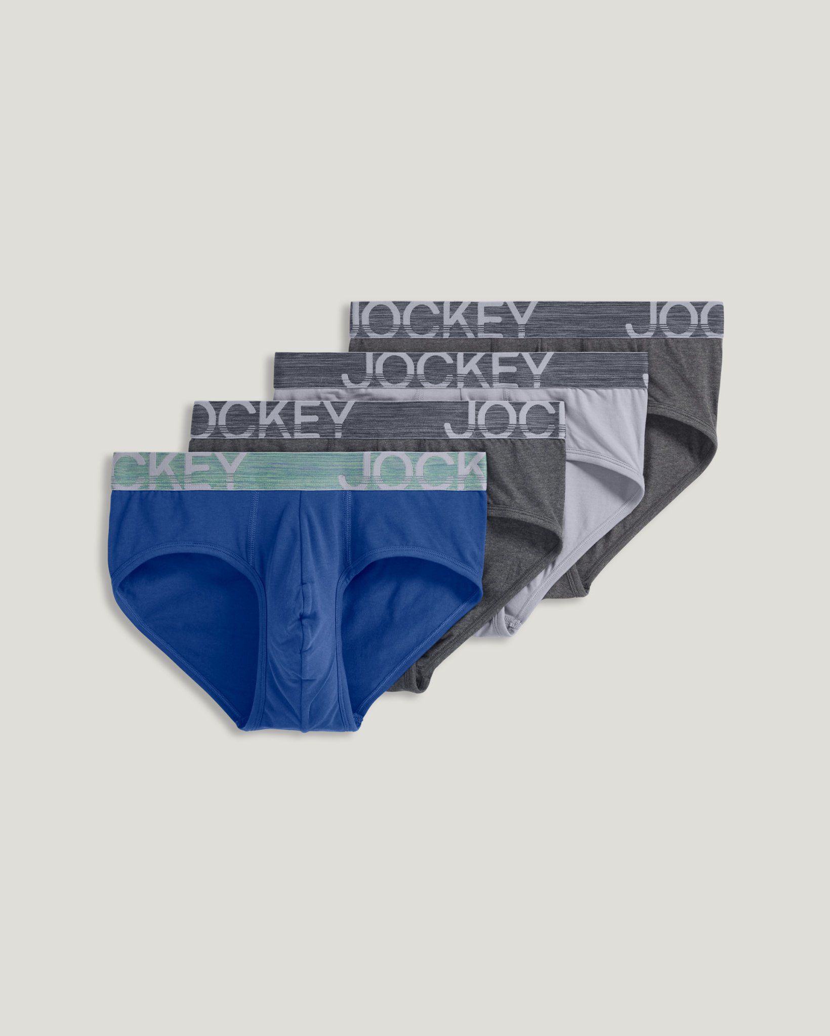 【L.E.E.Y】 LOGO BANDING BRIEFS Men's Spandex Athletic Stripe Boxer Briefs