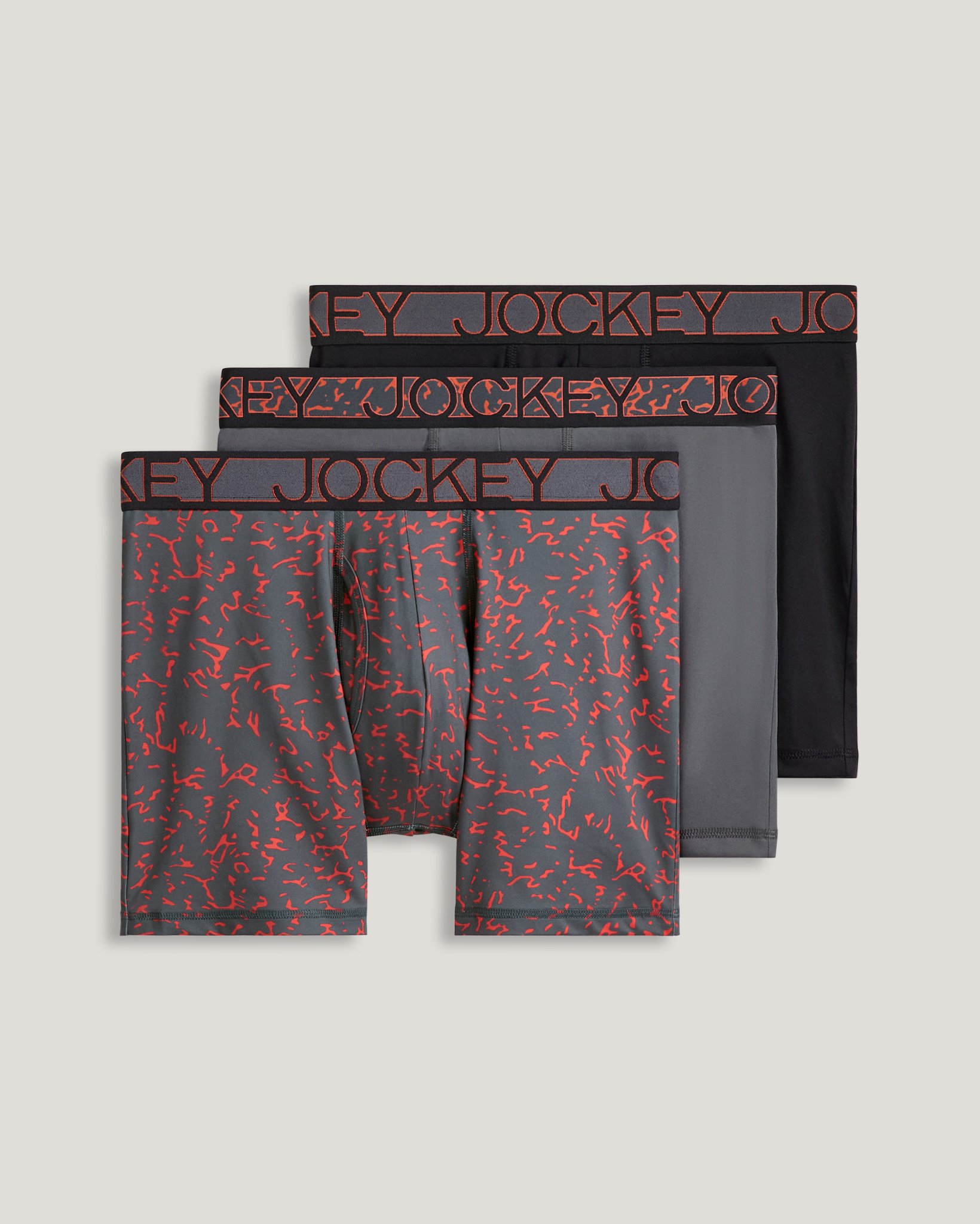 Active Microfiber 5" Boxer Brief - 3 Pack