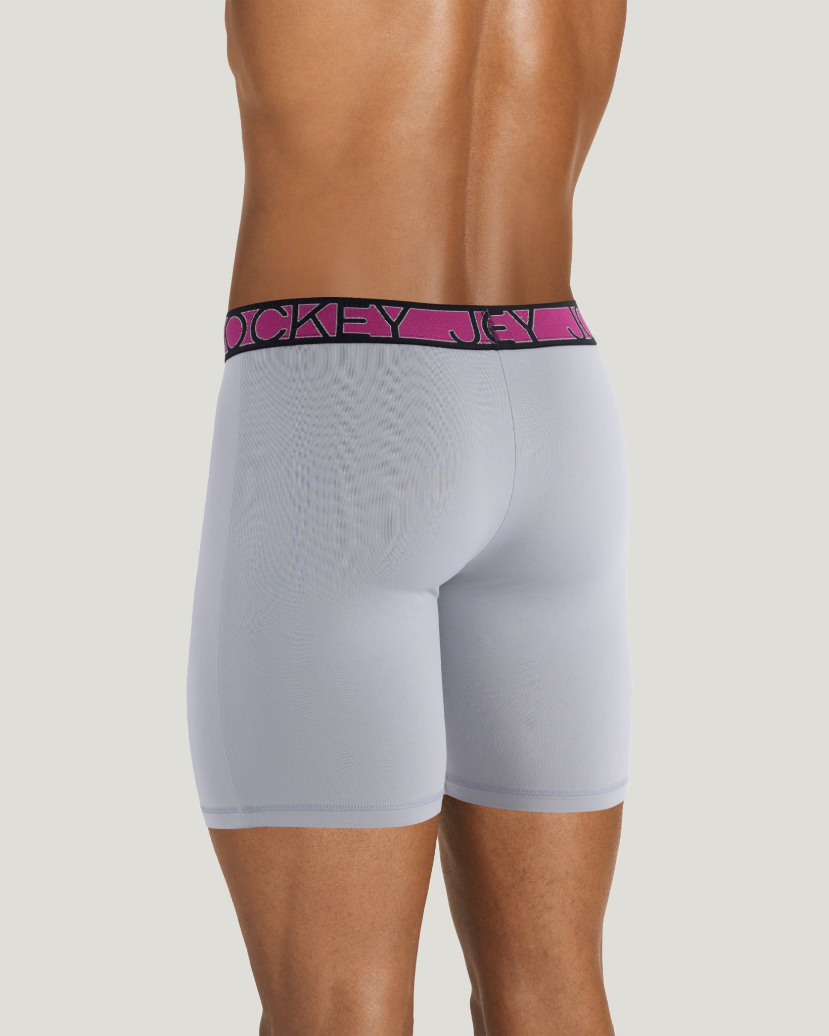 Active Microfiber 9" Long Leg Boxer Brief - 3 Pack
