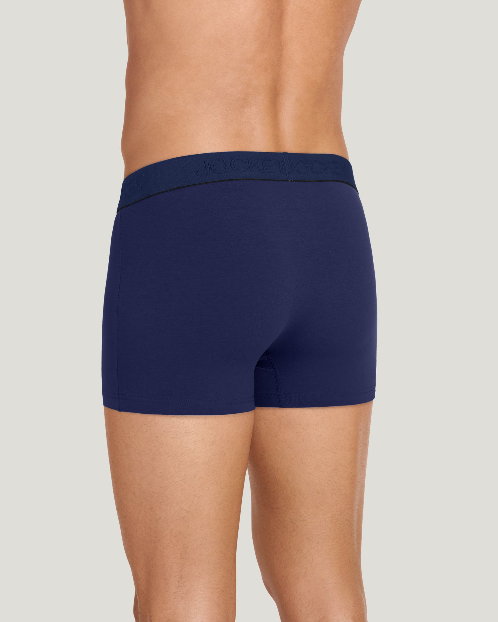 Jockey Chafe Proof Pouch Cotton Stretch  3" Trunk