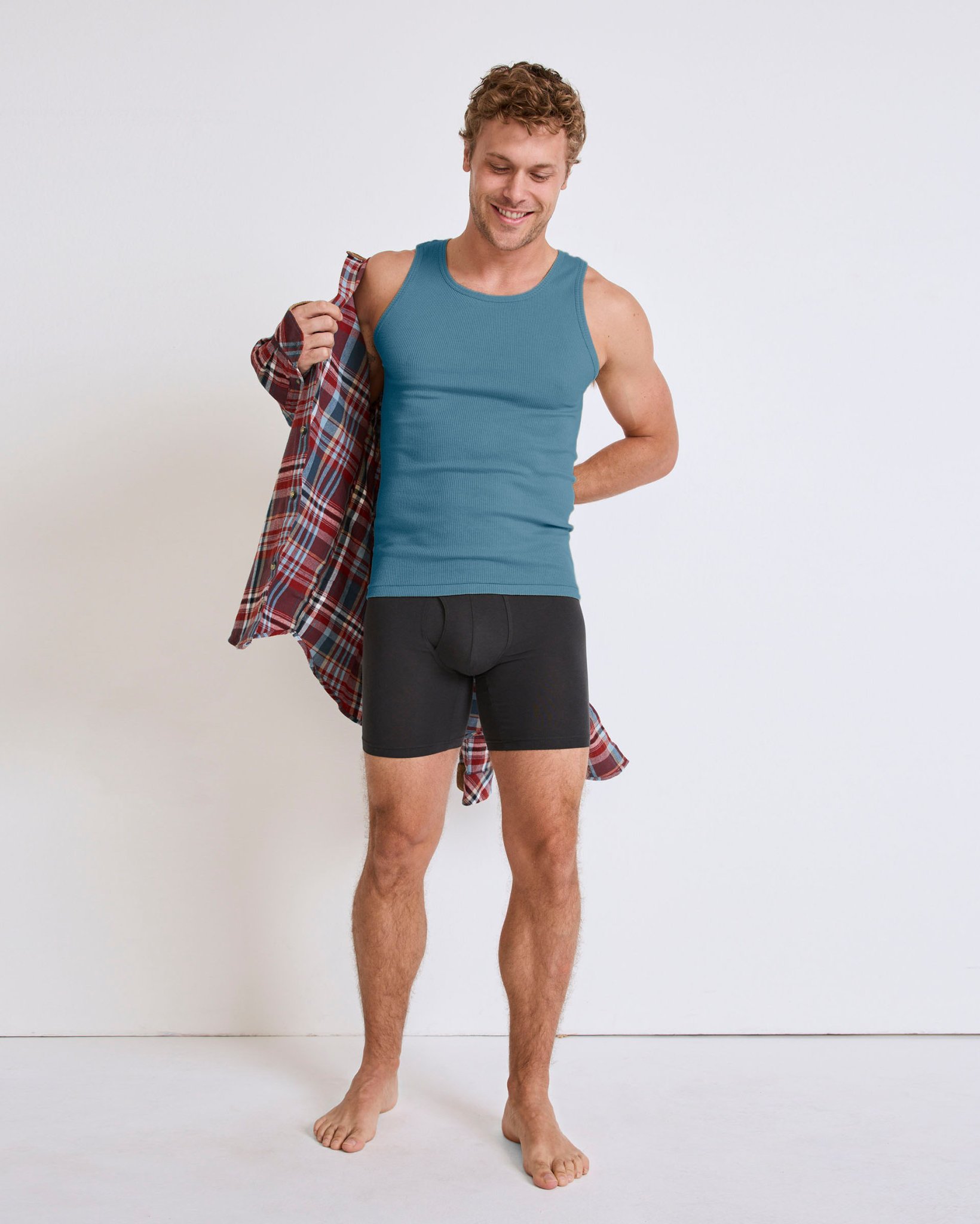 100% Cotton A-Shirt Tank - 4 Pack