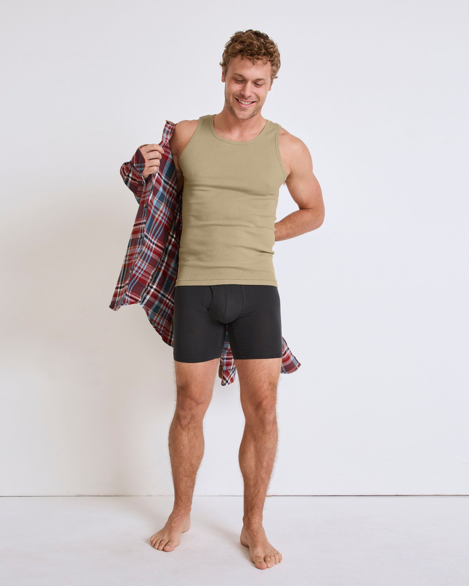 100% Cotton A-Shirt Tank - 4 Pack