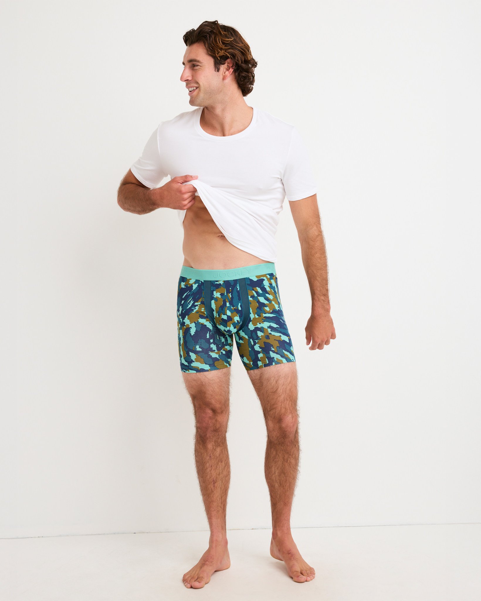 Chafe Proof Pouch Cotton Stretch 6" Boxer Brief - 3 Pack