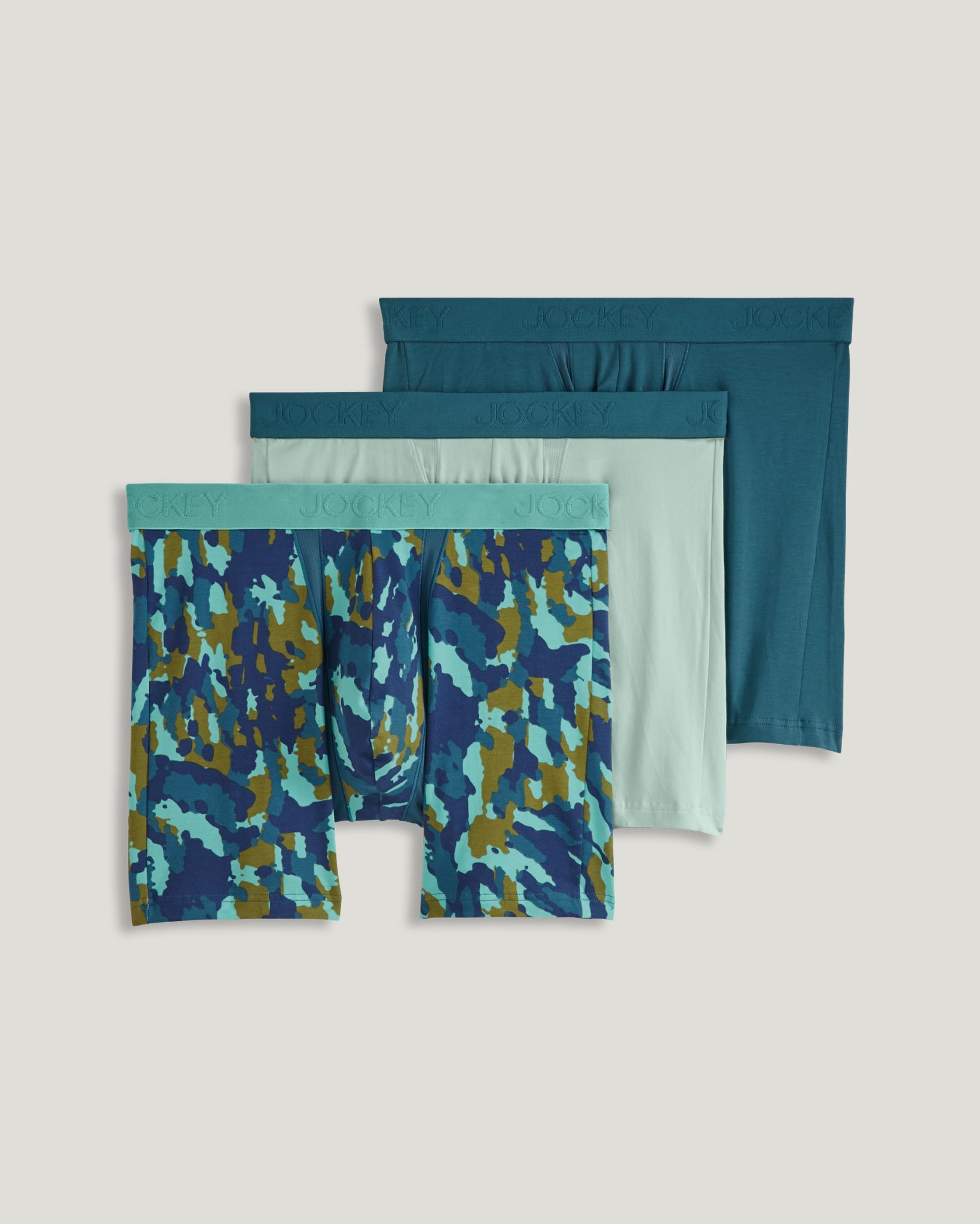 Chafe Proof Pouch Cotton Stretch 6" Boxer Brief - 3 Pack