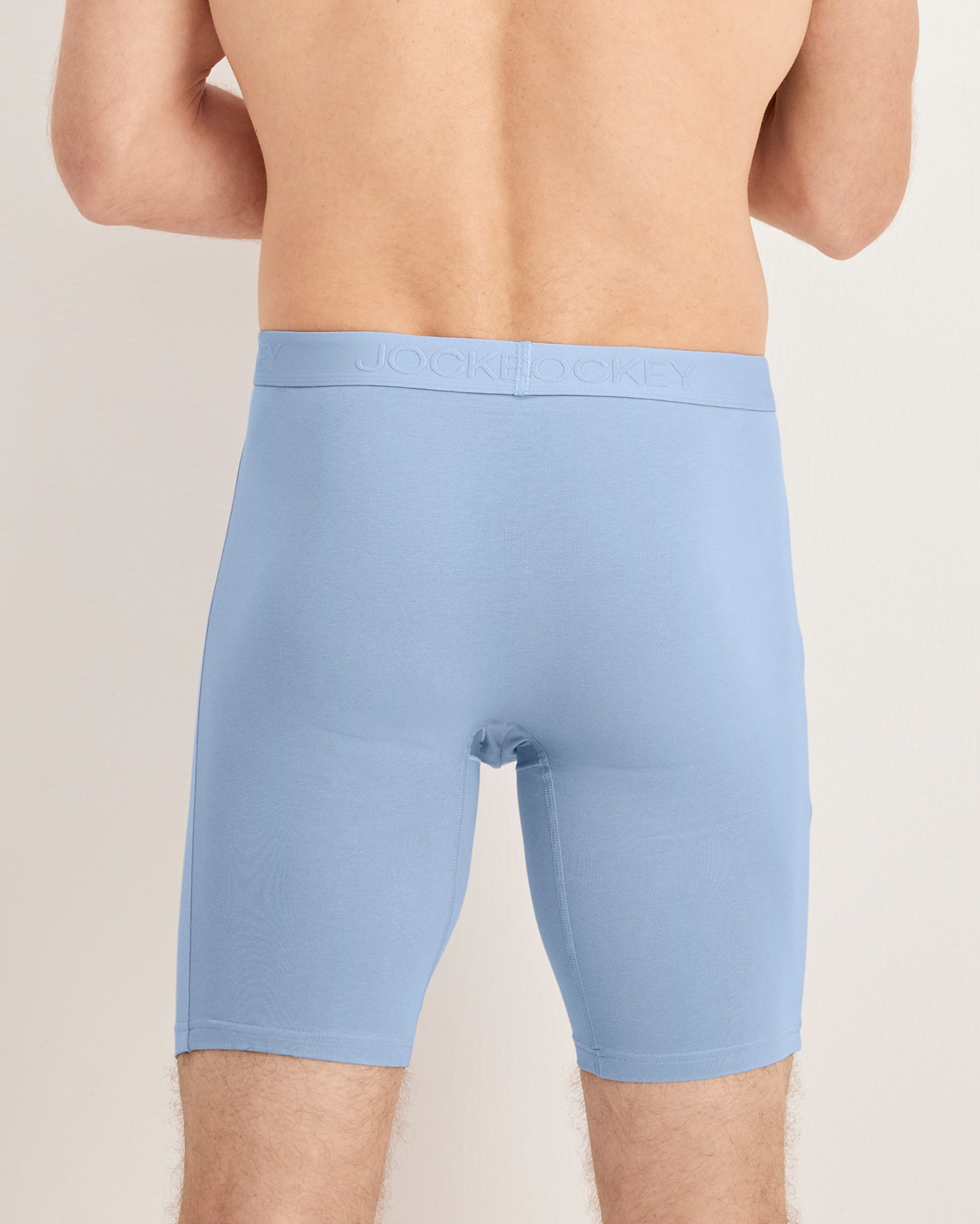 Chafe Proof Pouch Cotton Stretch Long Leg Boxer Brief