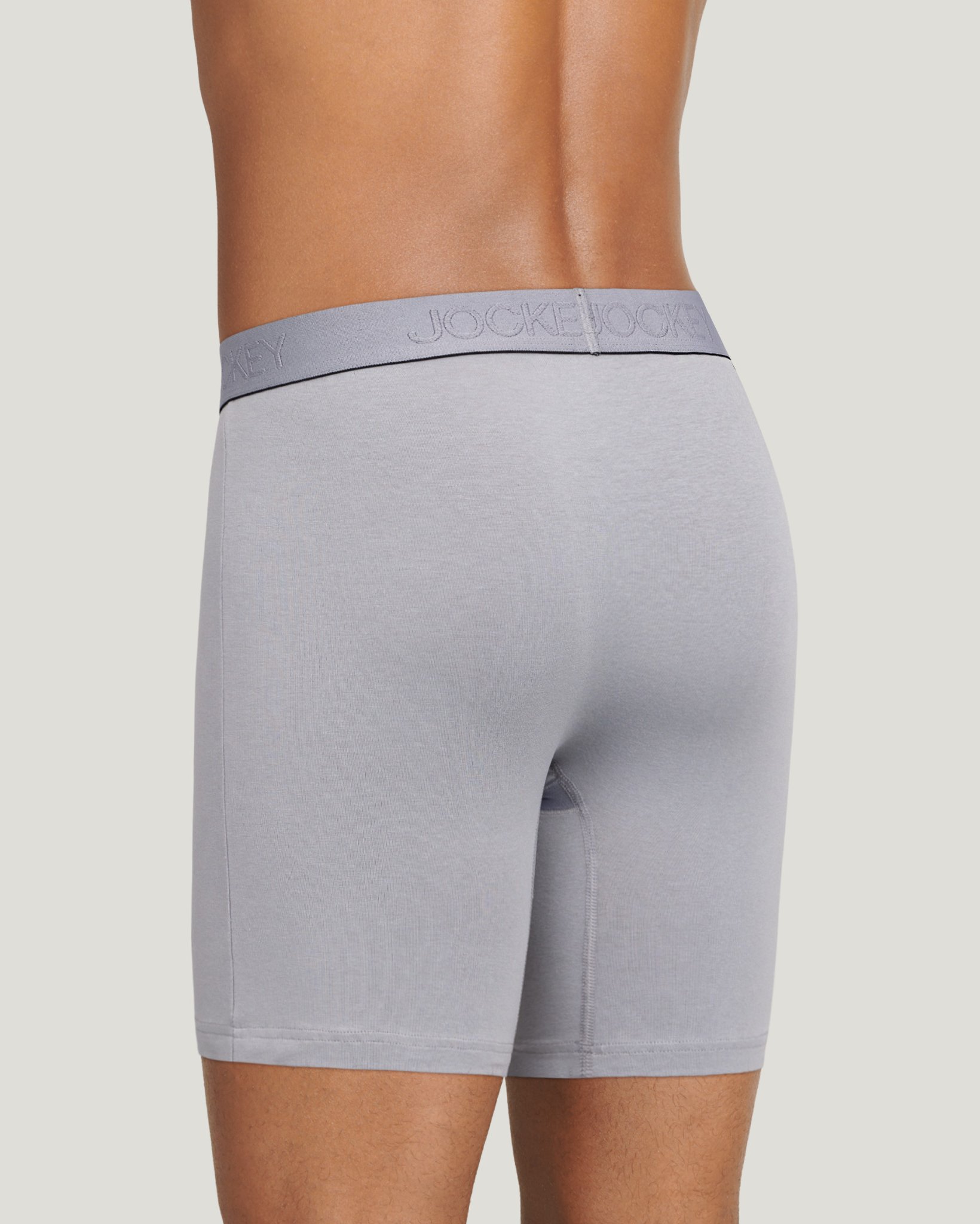 Jockey Big Man Chafe Proof Pouch Cotton Stretch 6" Boxer Brief - 2 Pack